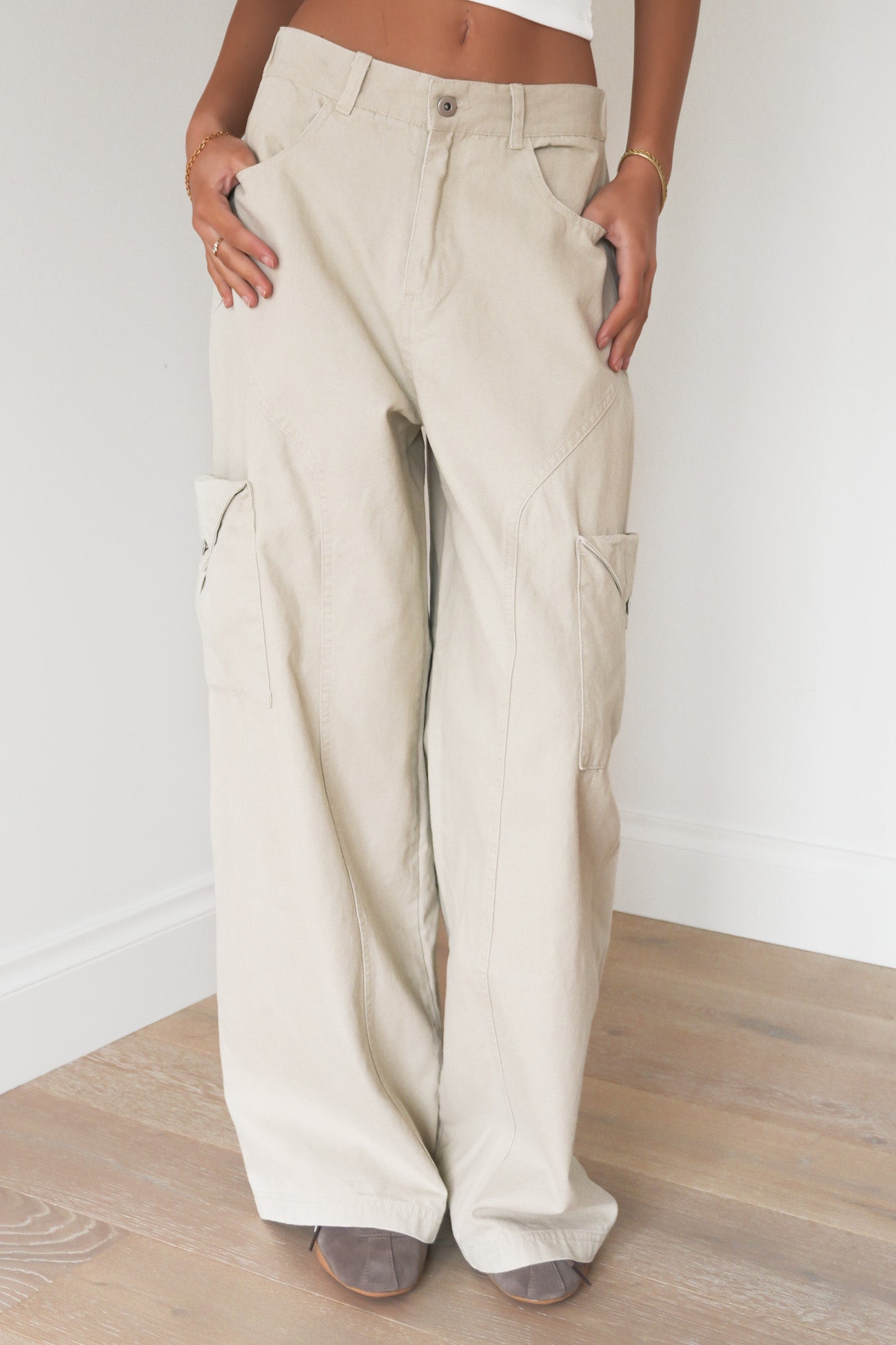 Tahlae Cargo Pant Beige