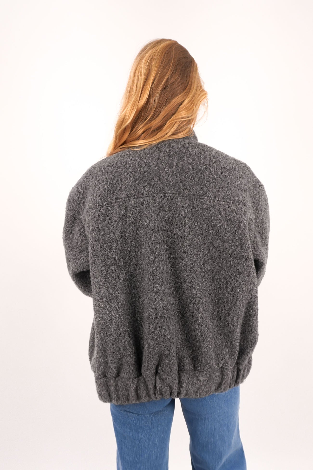 Tahlea Bomber Jacket Grey Marle