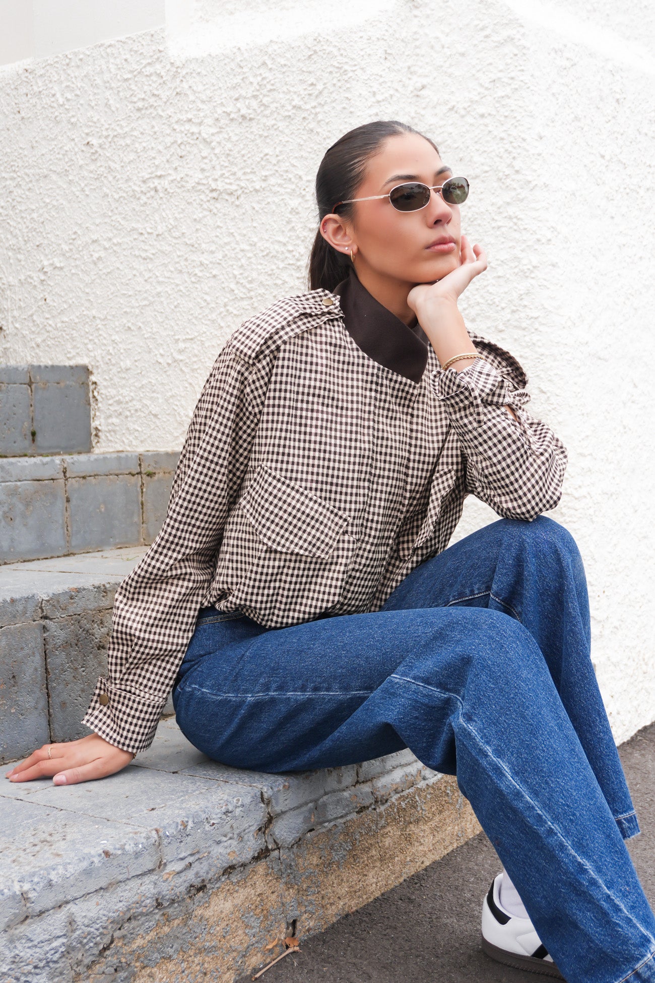 Taryn Jacket Brown Check