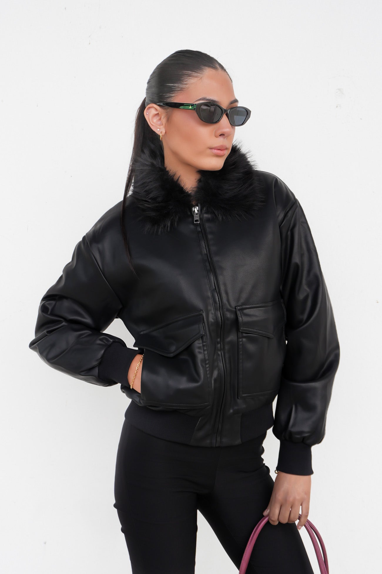 Taya Bomber Black