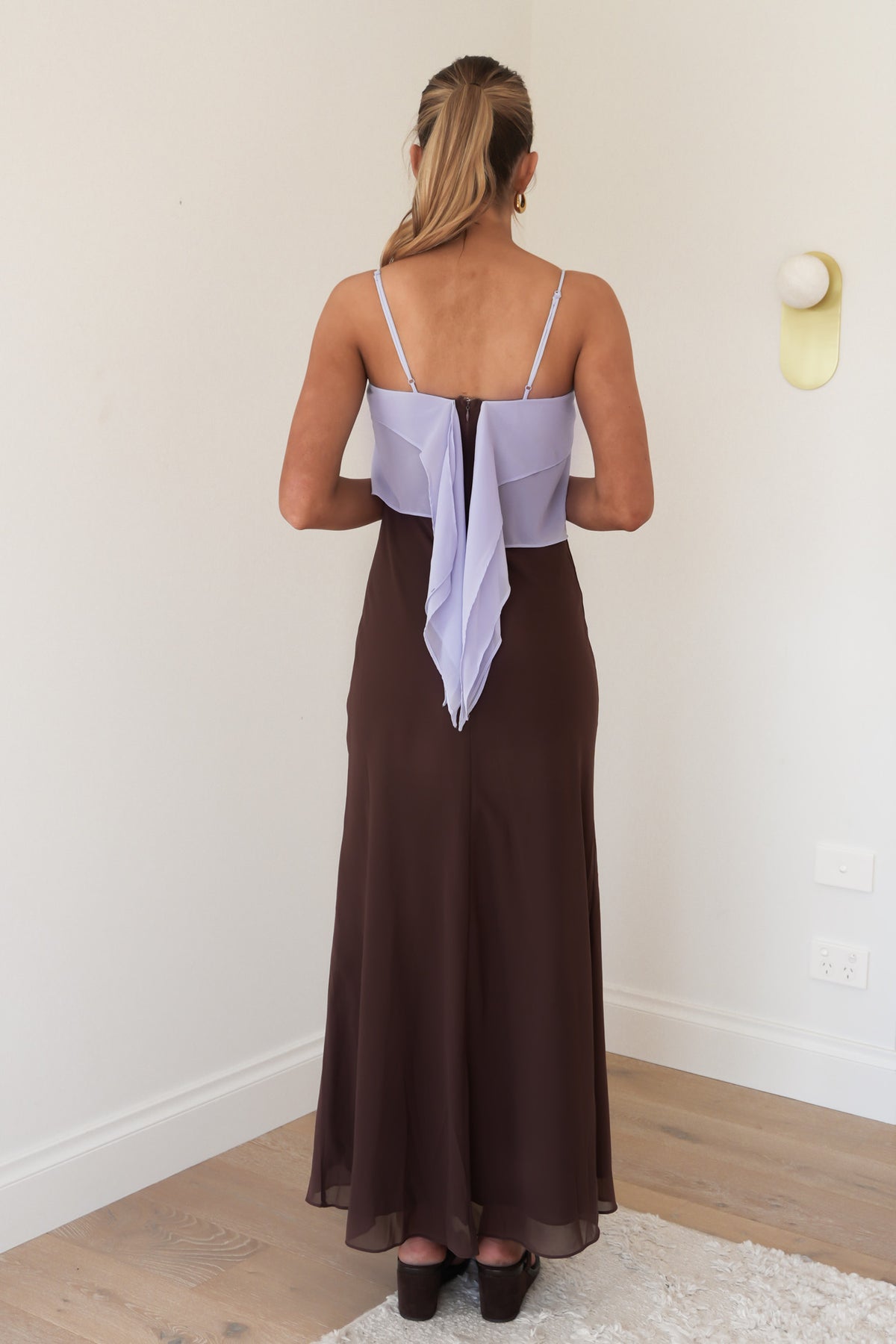 Tayne Maxi Dress Blue Chocolate