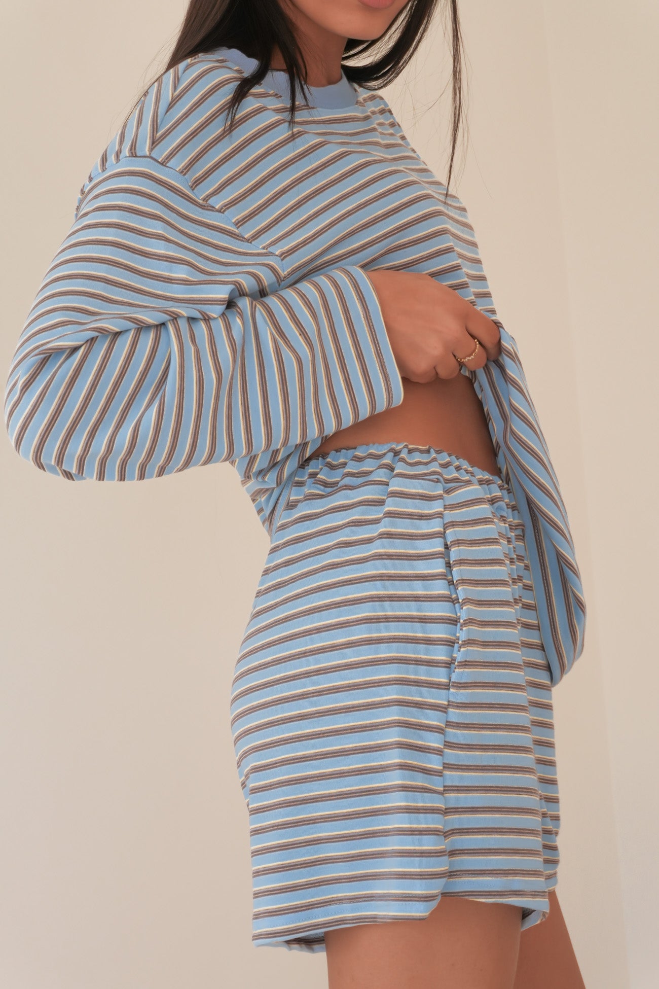 Tenisha Set Blue Stripe