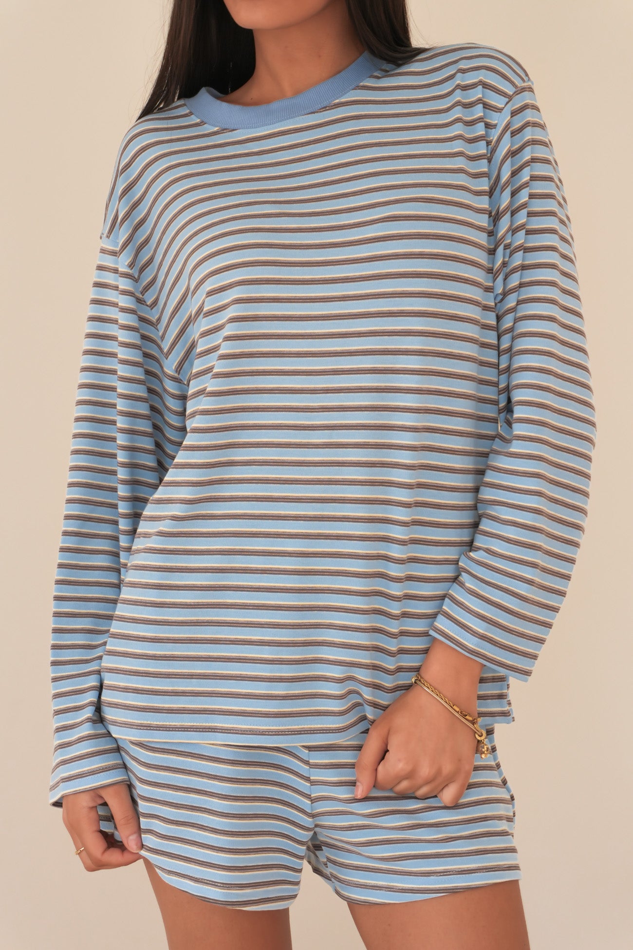 Tenisha Set Blue Stripe
