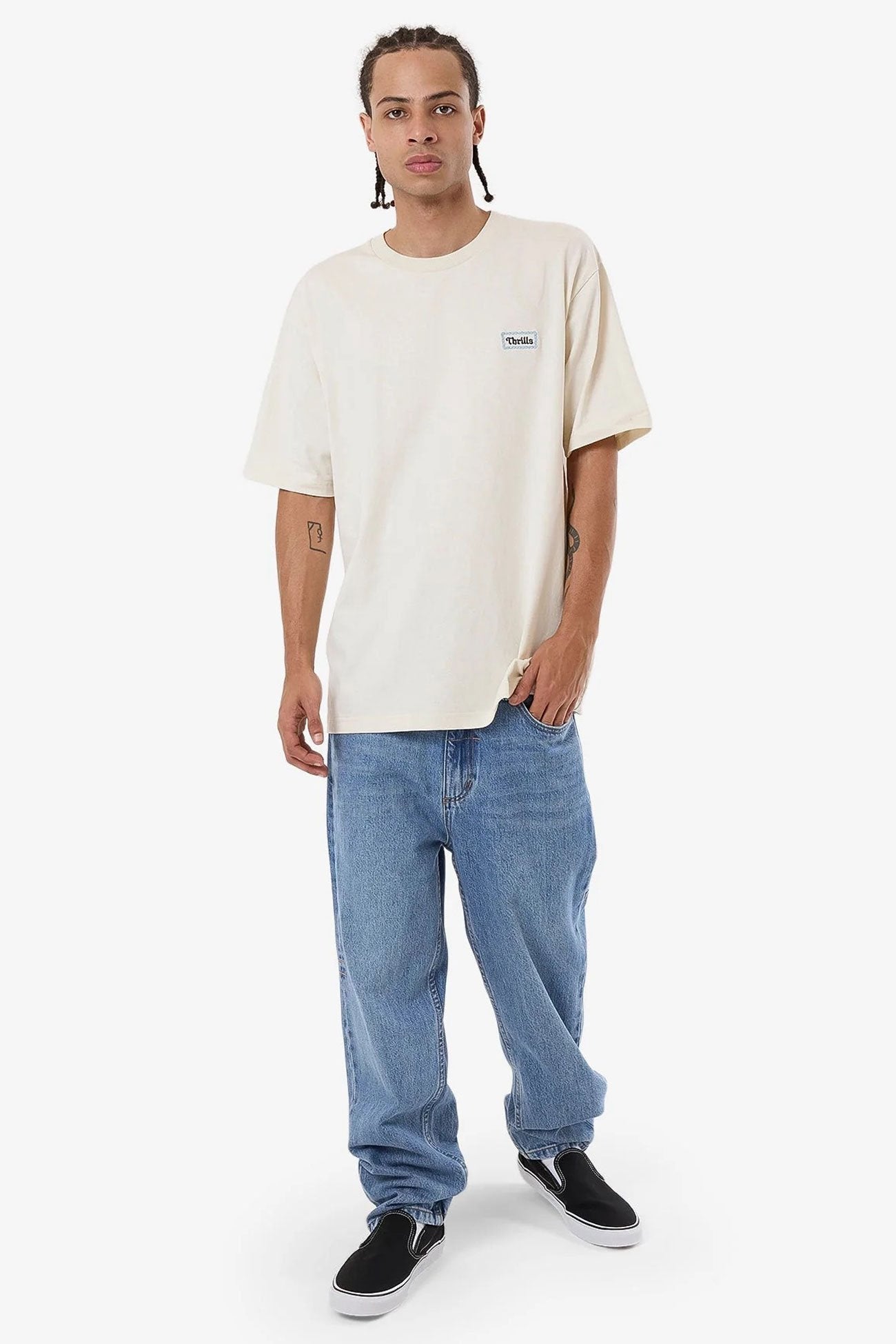 Terrace Oversize Fit Tee Heritage White
