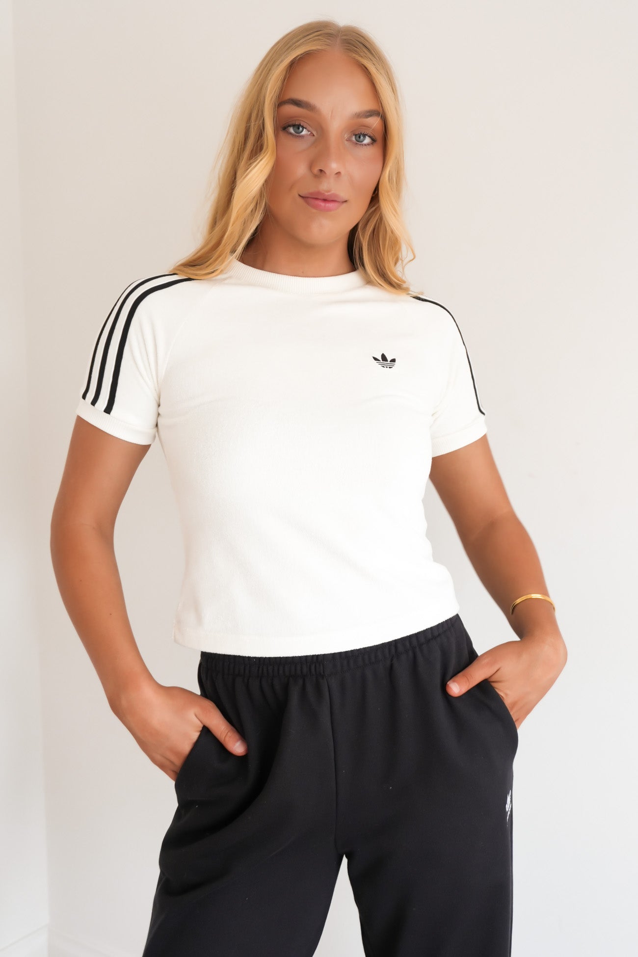 Terry Towel Cali Tee Off White