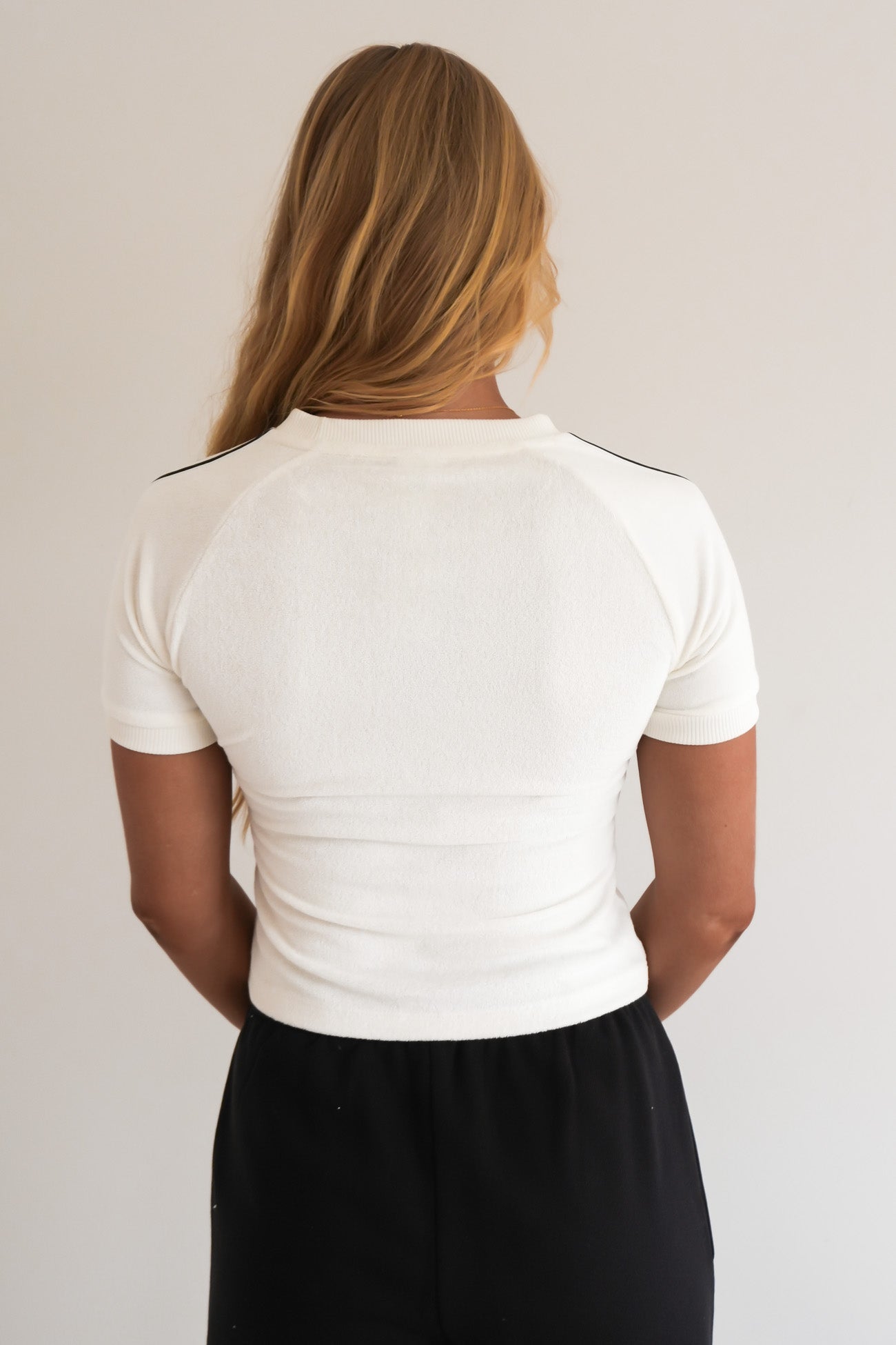 Terry Towel Cali Tee Off White