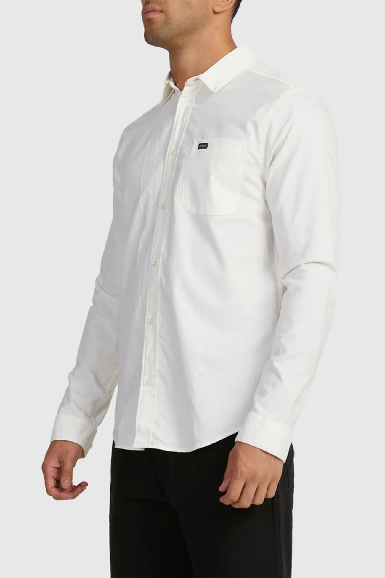 That'll Do Stretch Long Sleeve Shirt White