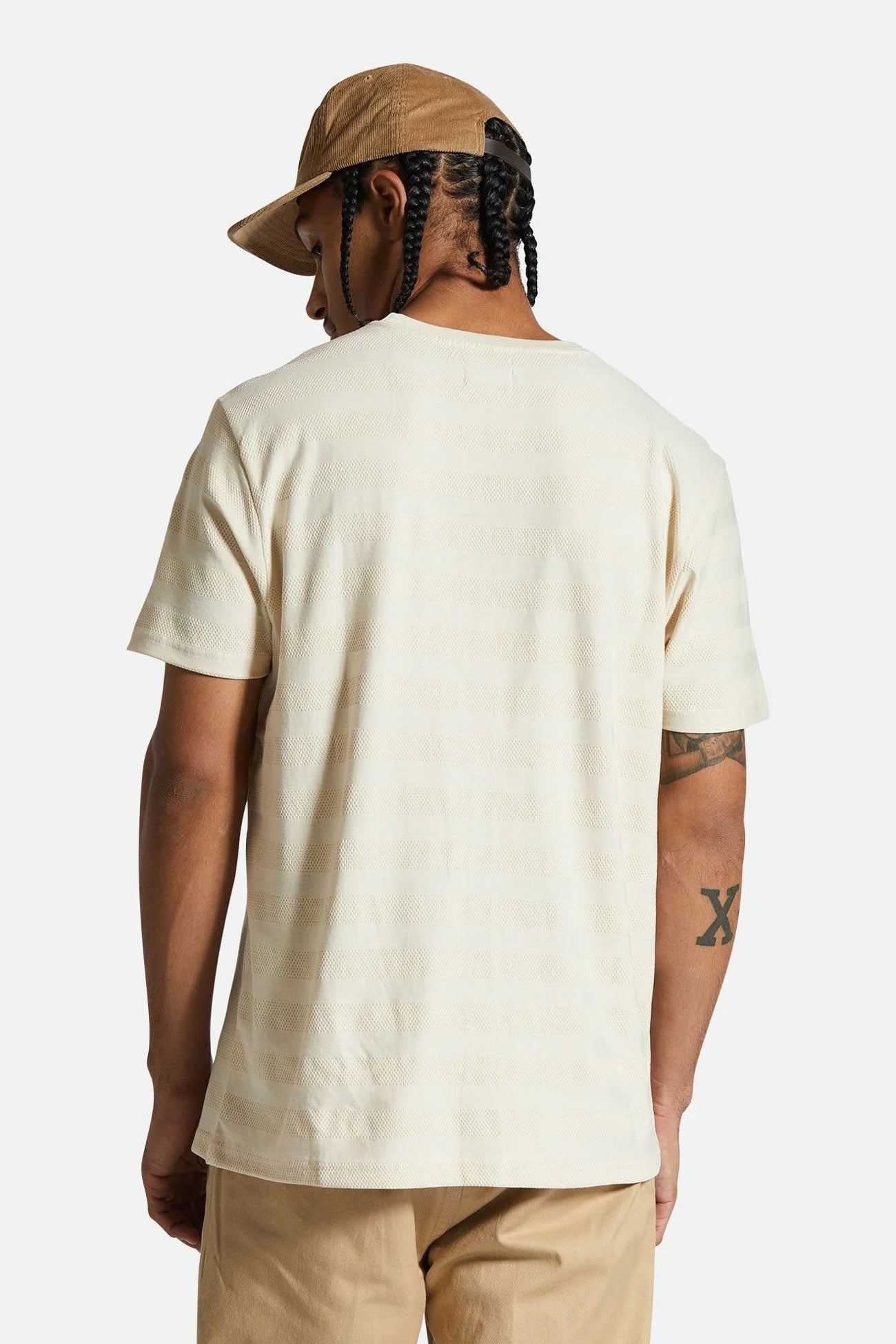 The City Short Sleeve Knit Tee White Cap