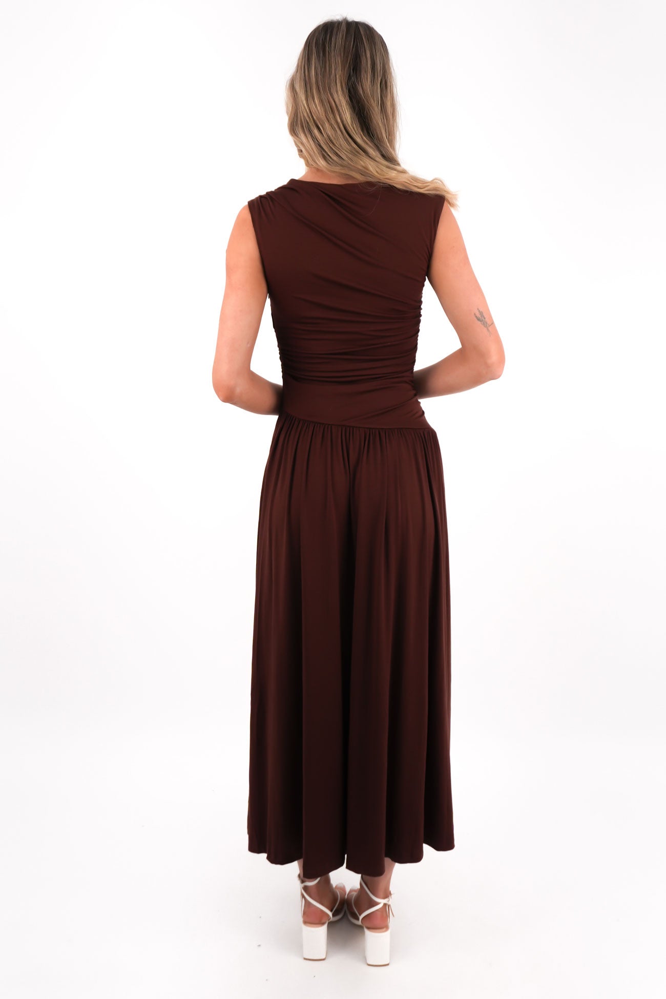 Theora Maxi Dress Chocolate