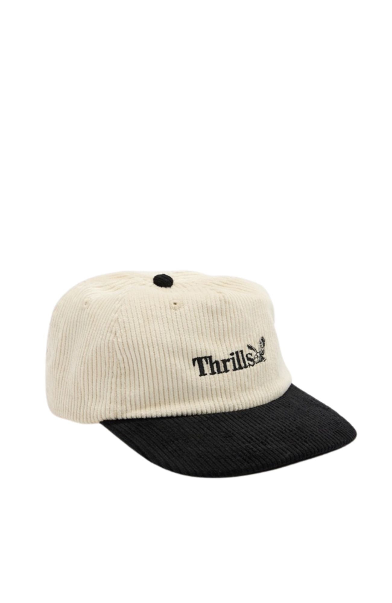 Thrills Union 5 Panel Cap Birch Black
