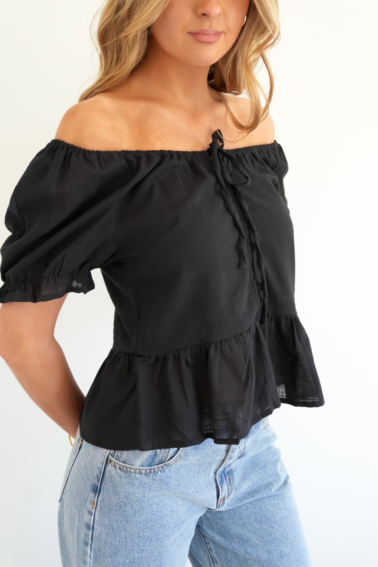 Tiana Top Black