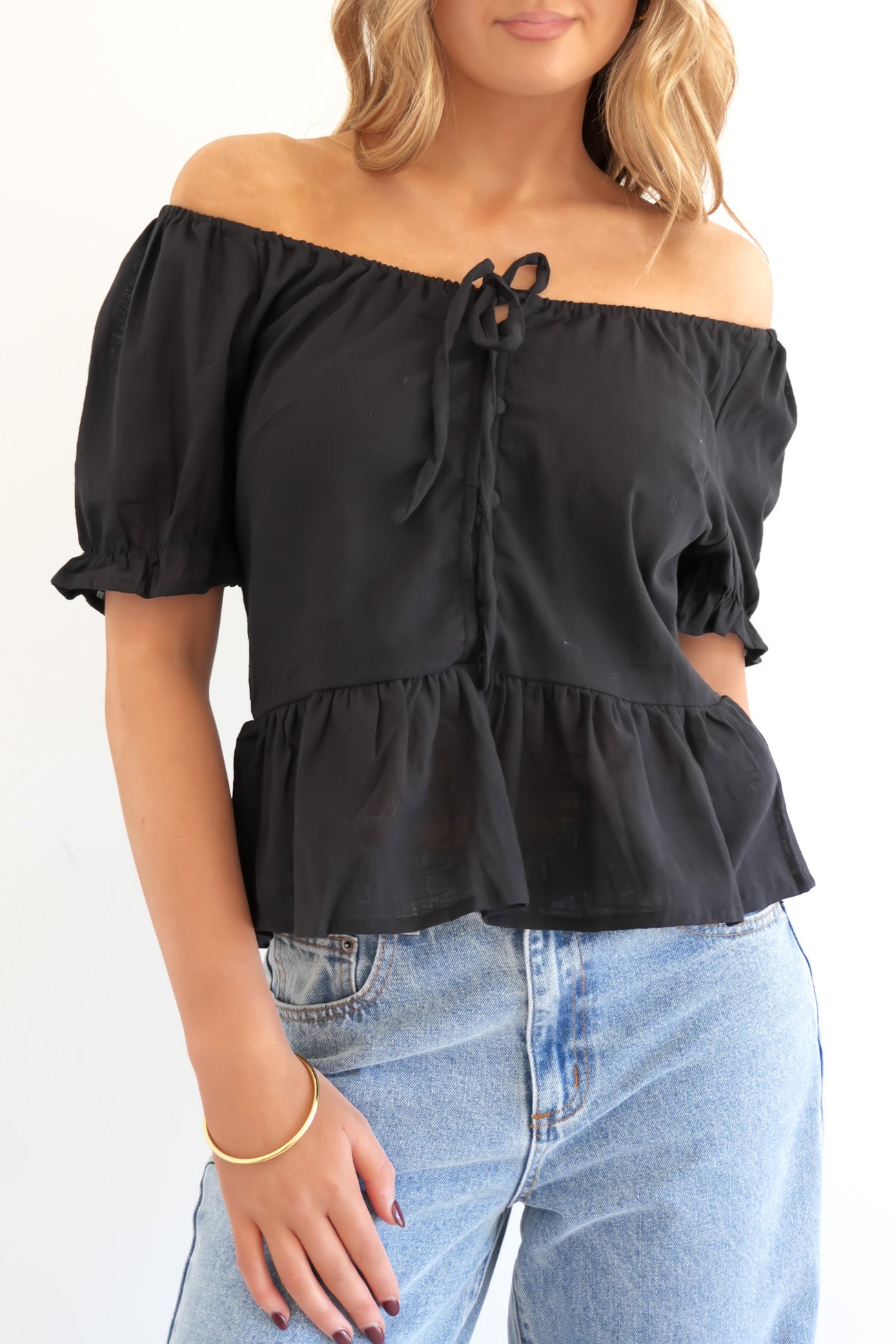 Tiana Top Black