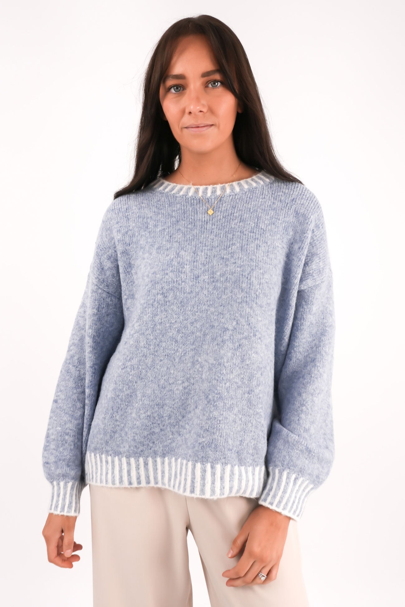 Tilly Knit Jumper Blue