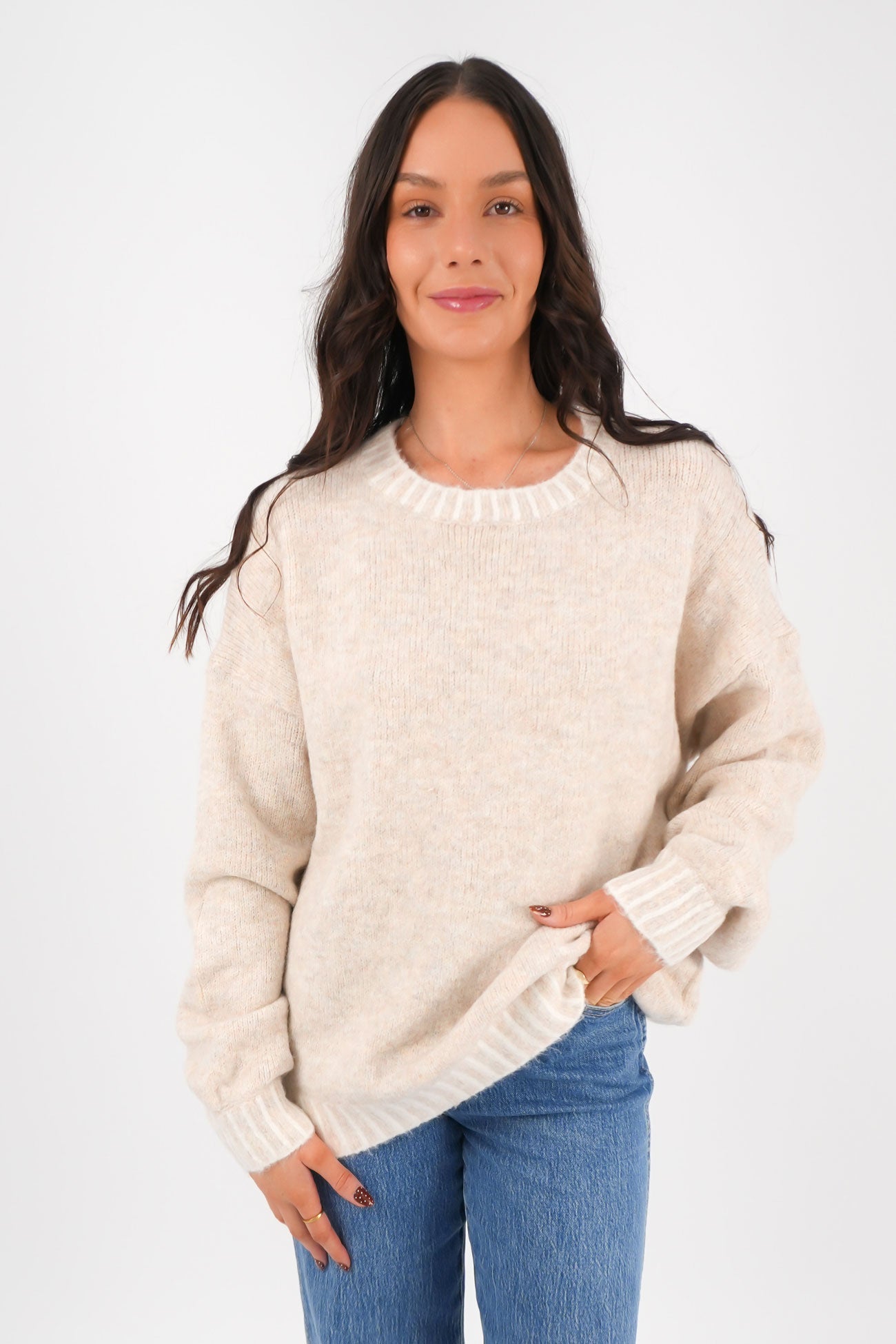 Tilly Knit Jumper Latte