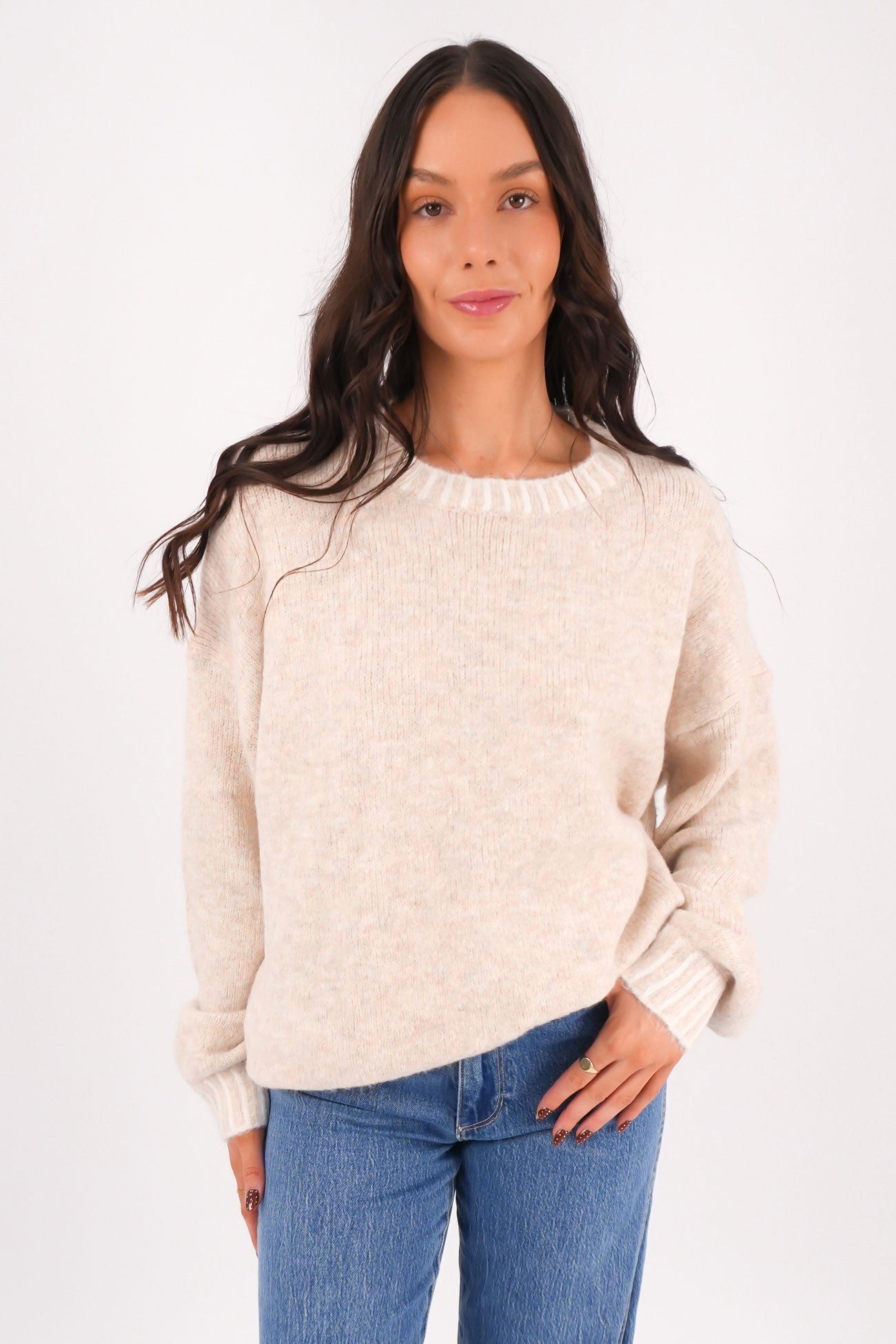 Tilly Knit Jumper Latte