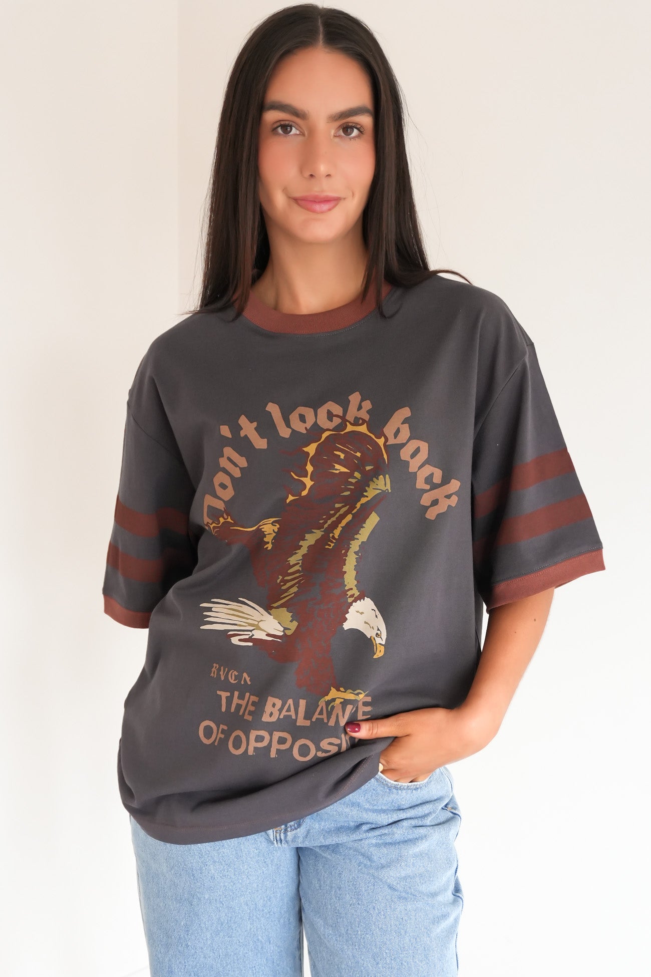 Toni Ringer Tee Washed Black