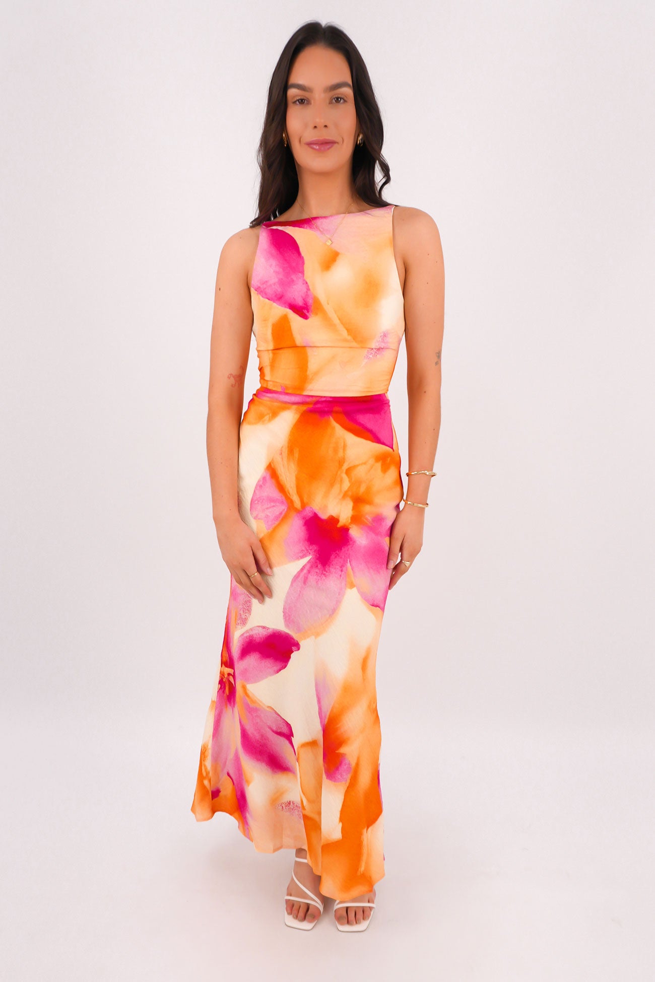 Torla Maxi Dress Orange