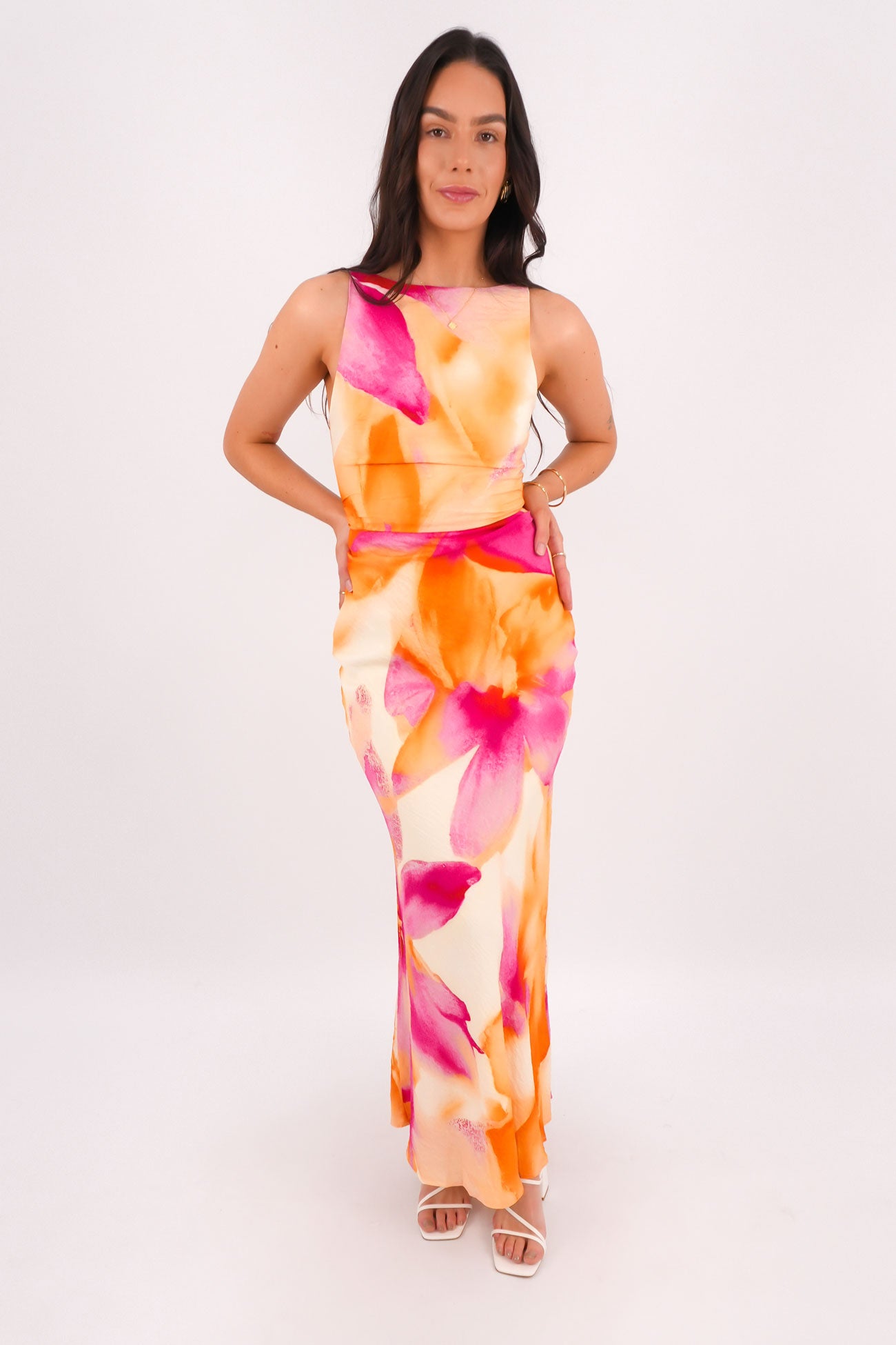 Torla Maxi Dress Orange