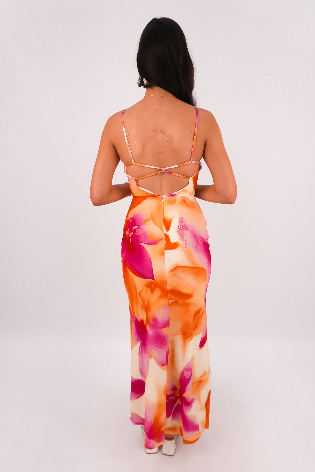 Torla Maxi Dress Orange