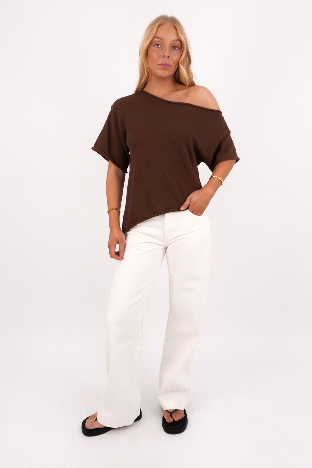 Tory Knit Top Chocolate