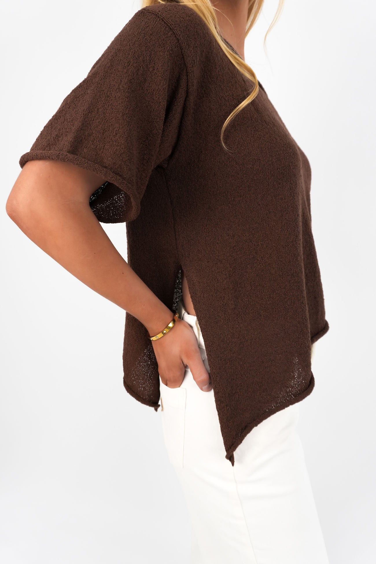 Tory Knit Top Chocolate