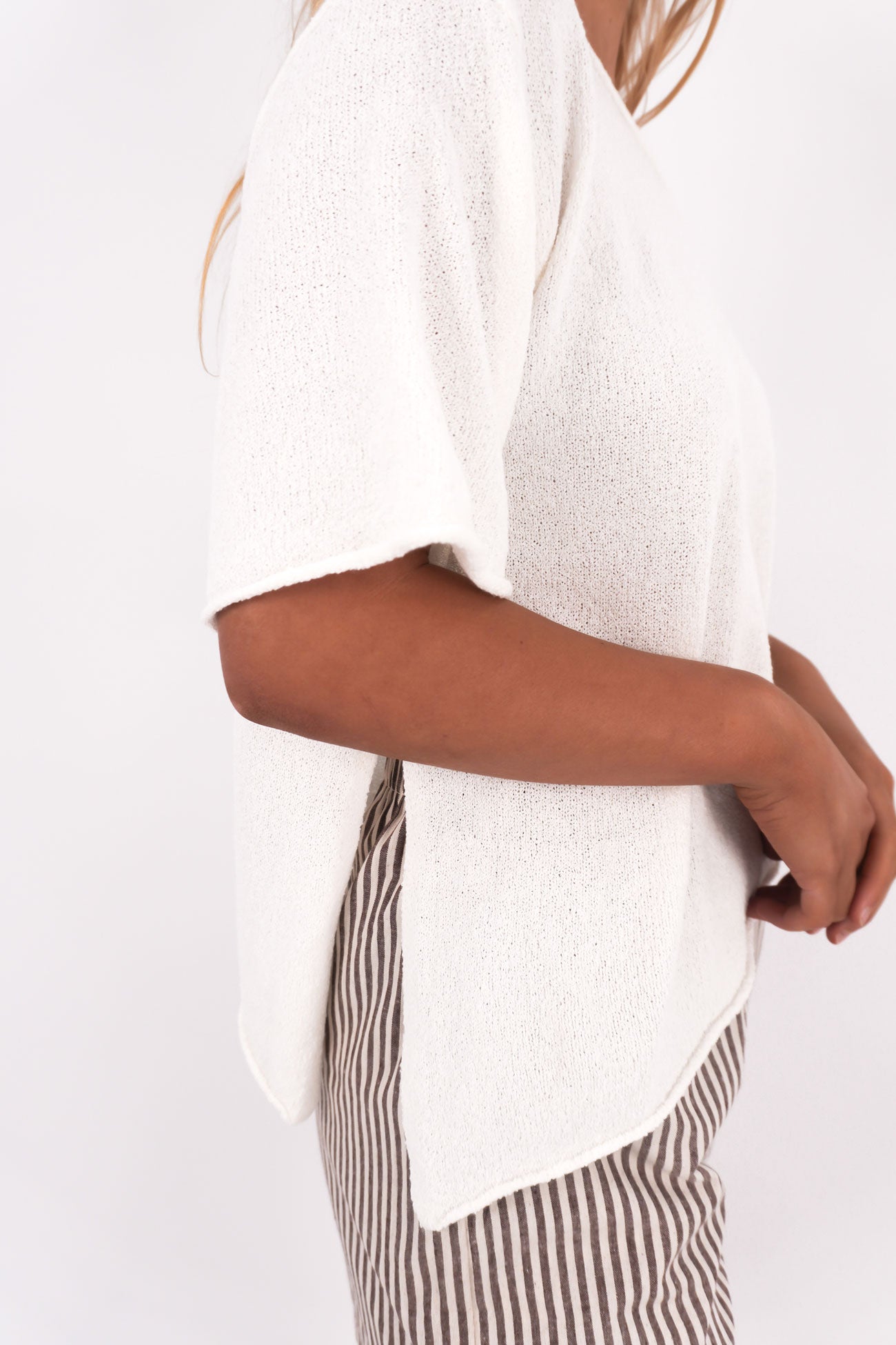 Tory Knit Top White