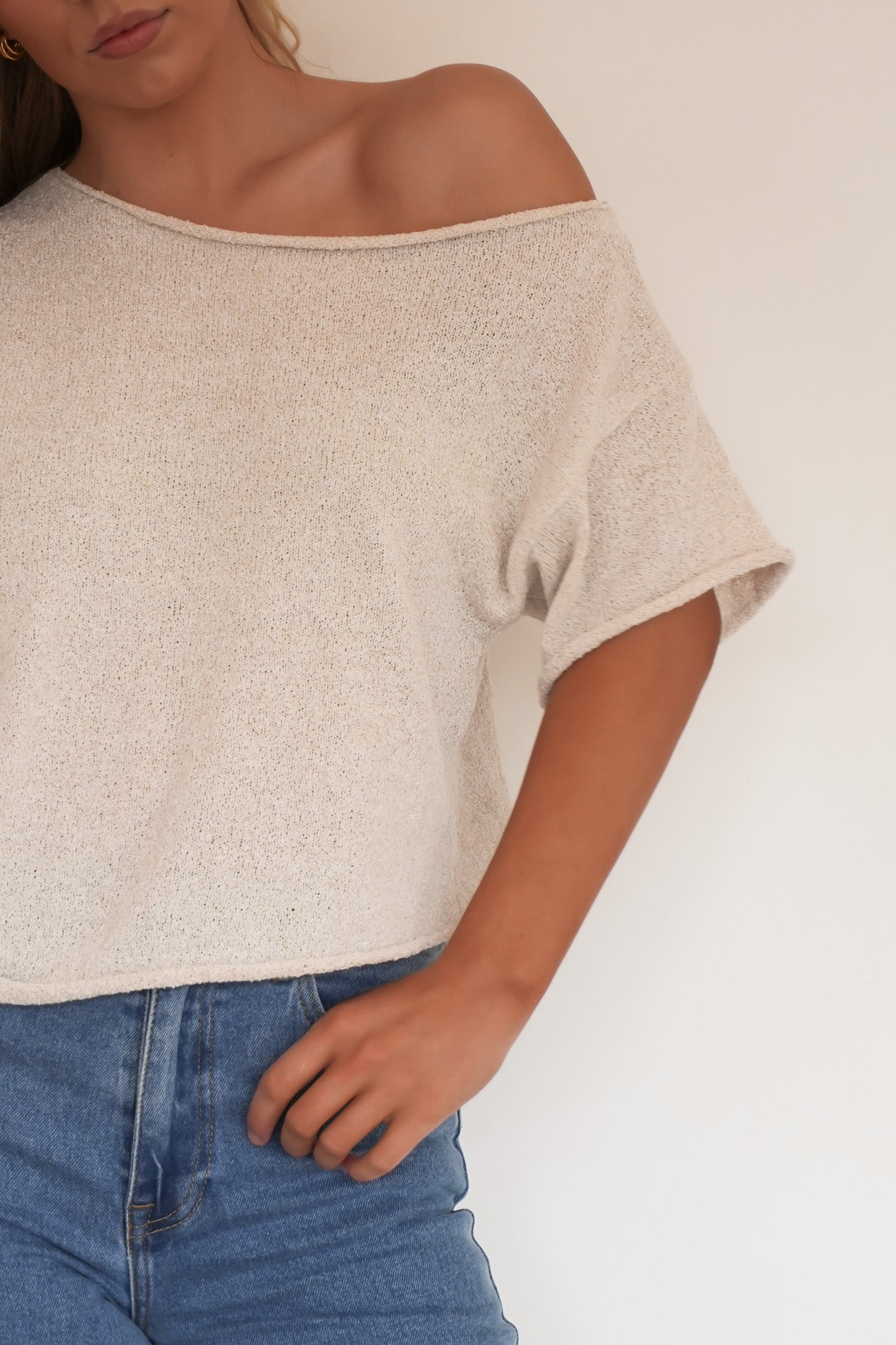 Tory Knit Top Oatmeal