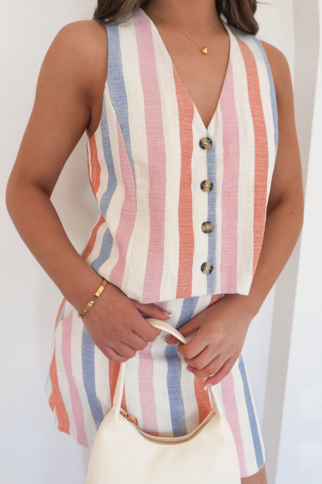 Travis Vest Multi Stripe