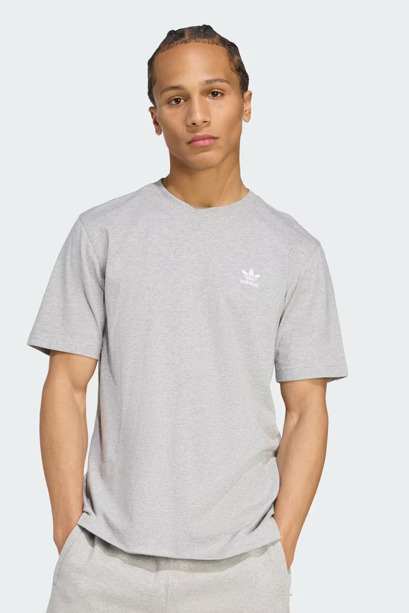 Trefoil-Essential-Tee-Medium-Grey-Heather-2