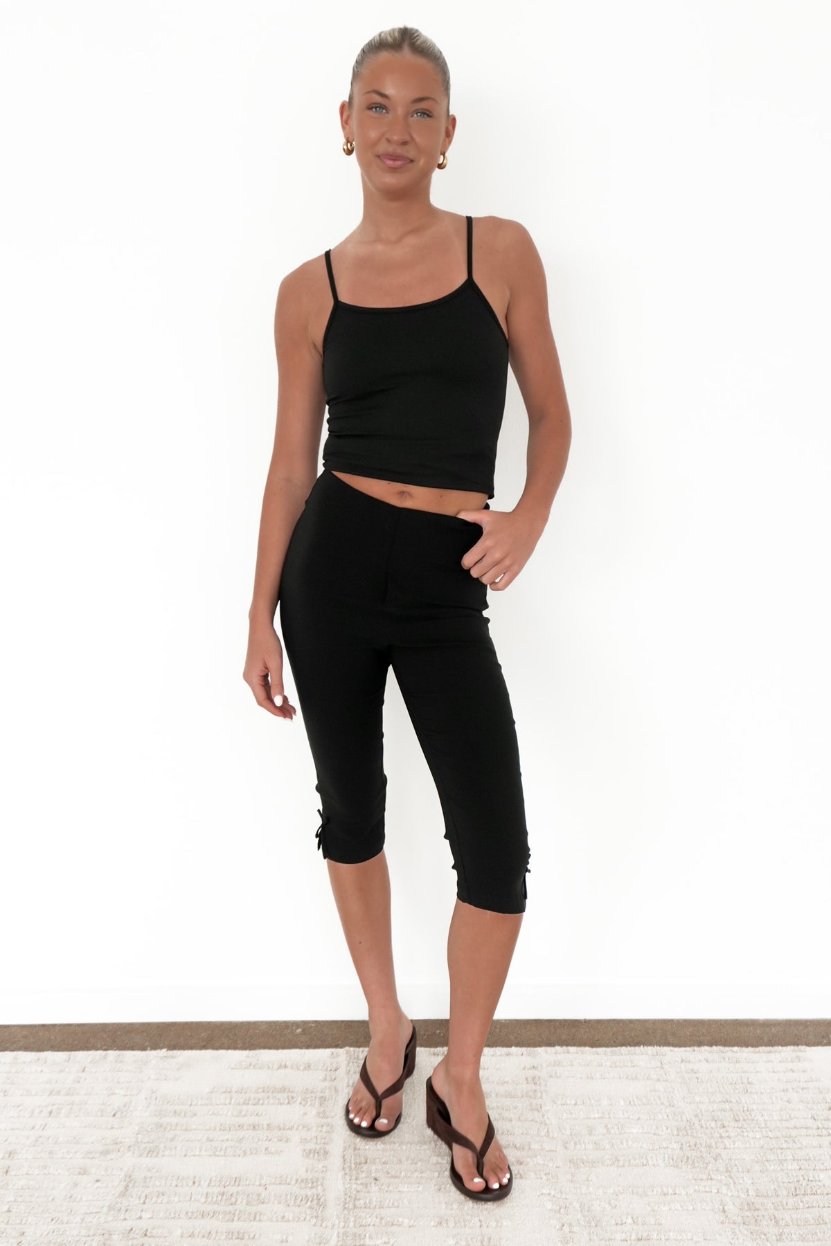True Capri Pant Black