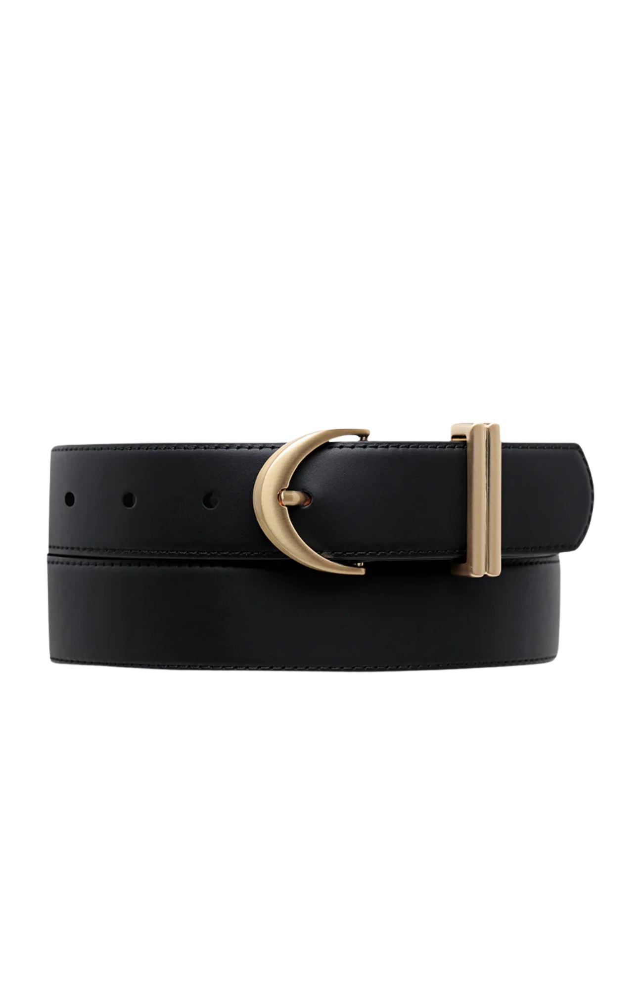 Under Your Spell Belt Black Nappa Gold