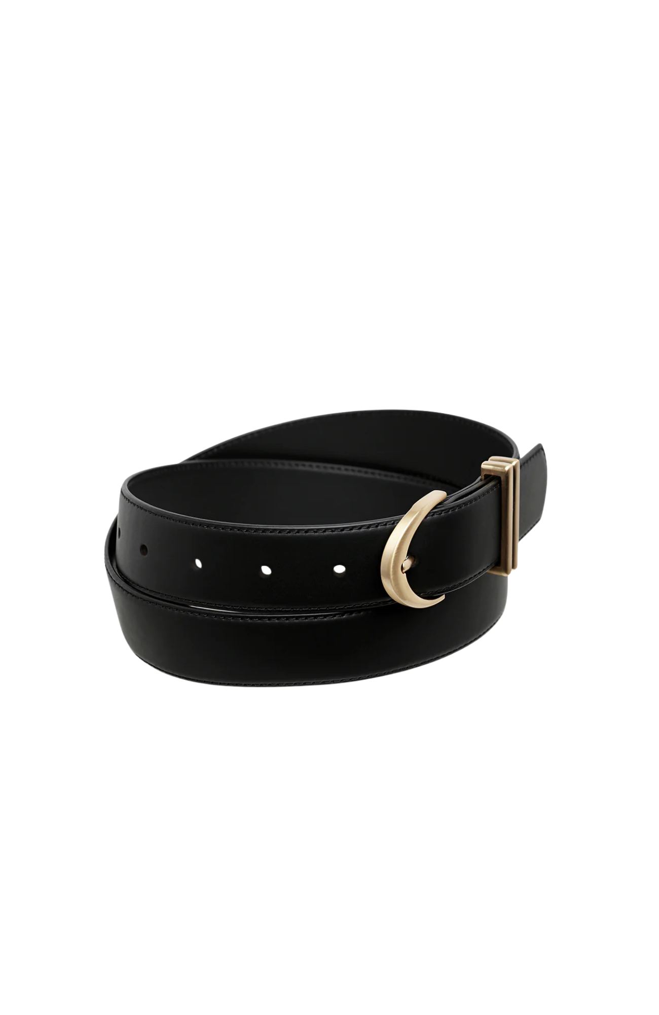 Under Your Spell Belt Black Nappa Gold