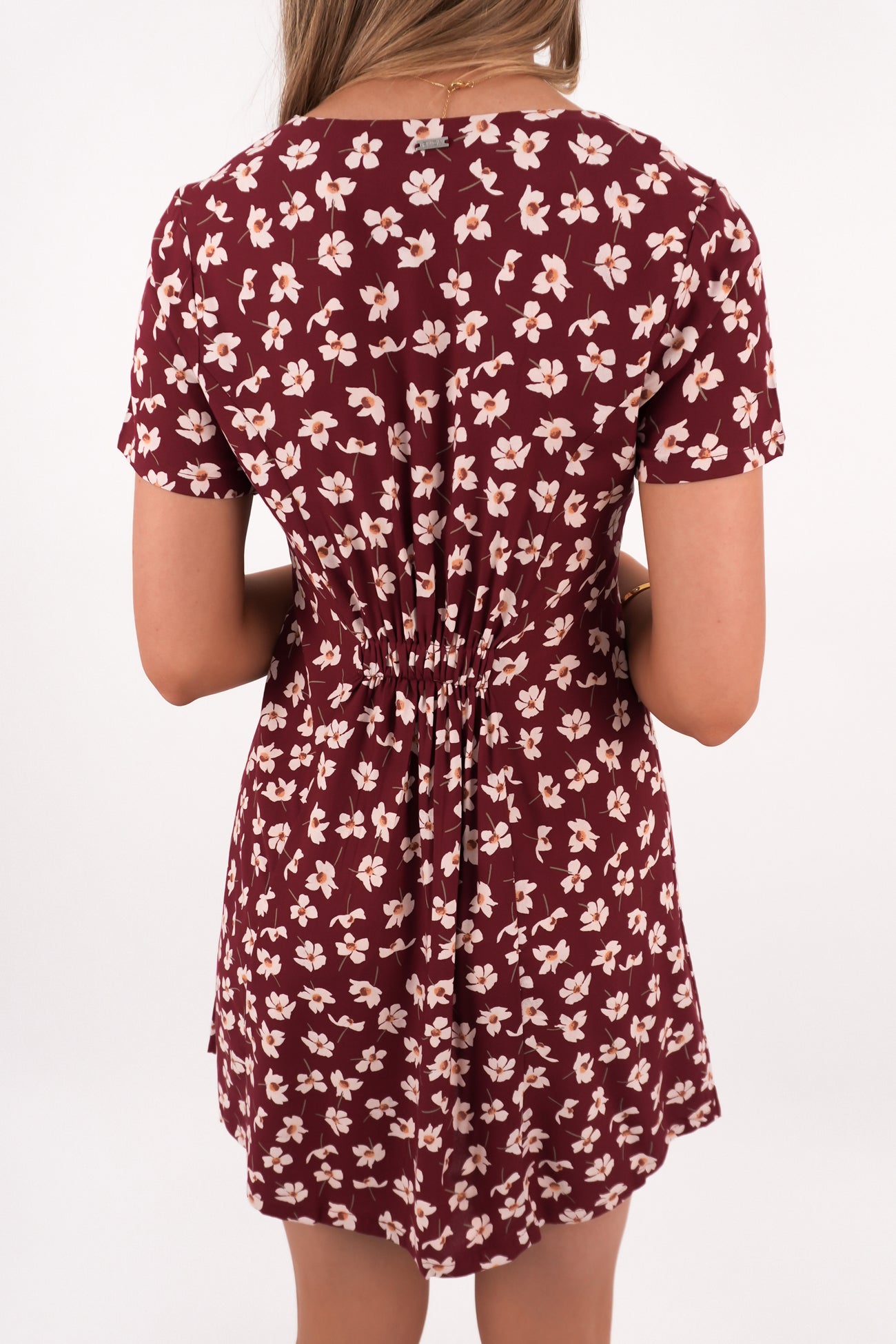 Understated Dress Cranberry