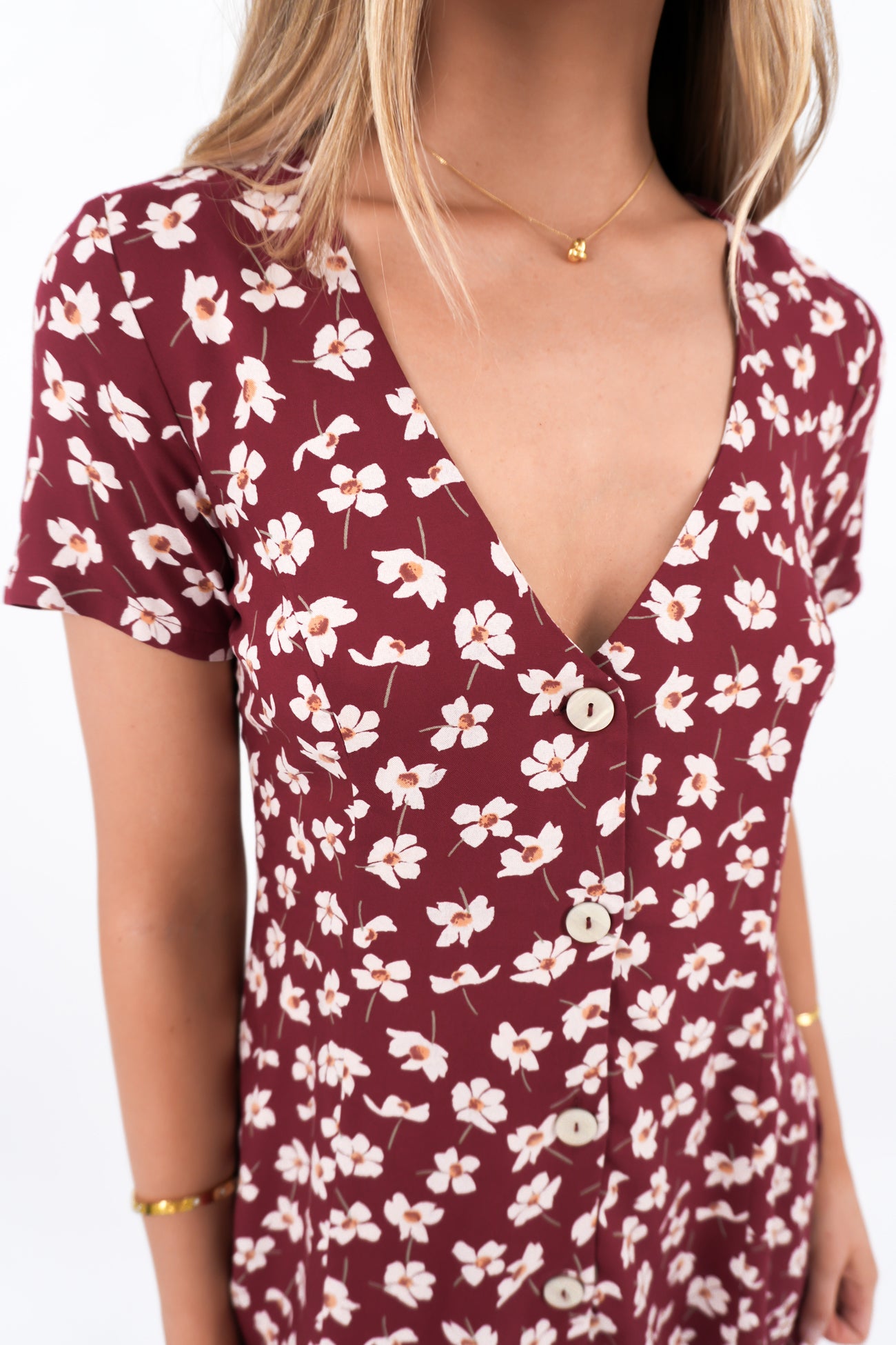 Understated Dress Cranberry