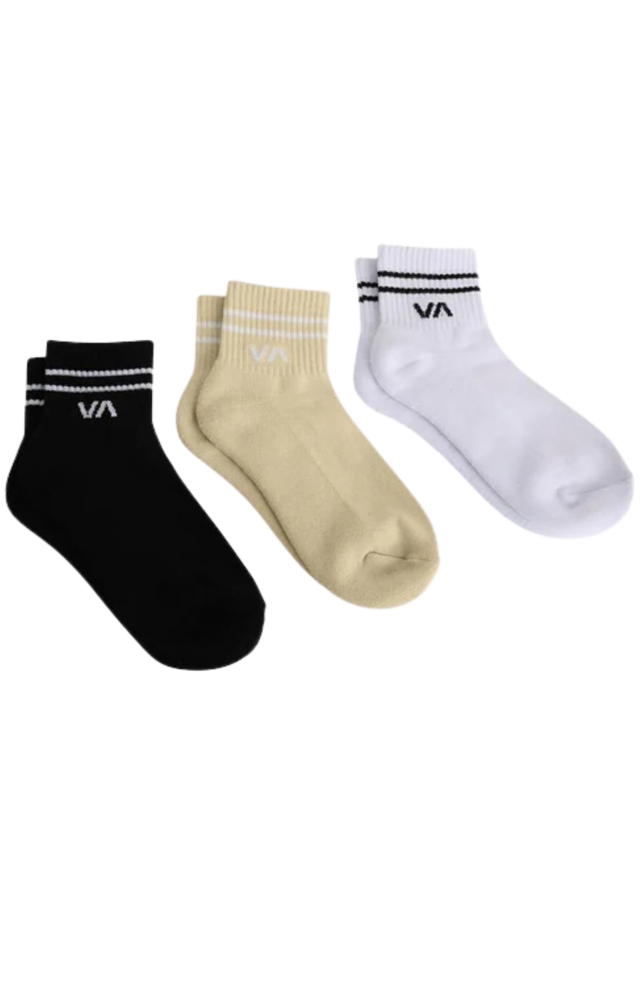 VA Mini Crew Sock 3 Pack Sand