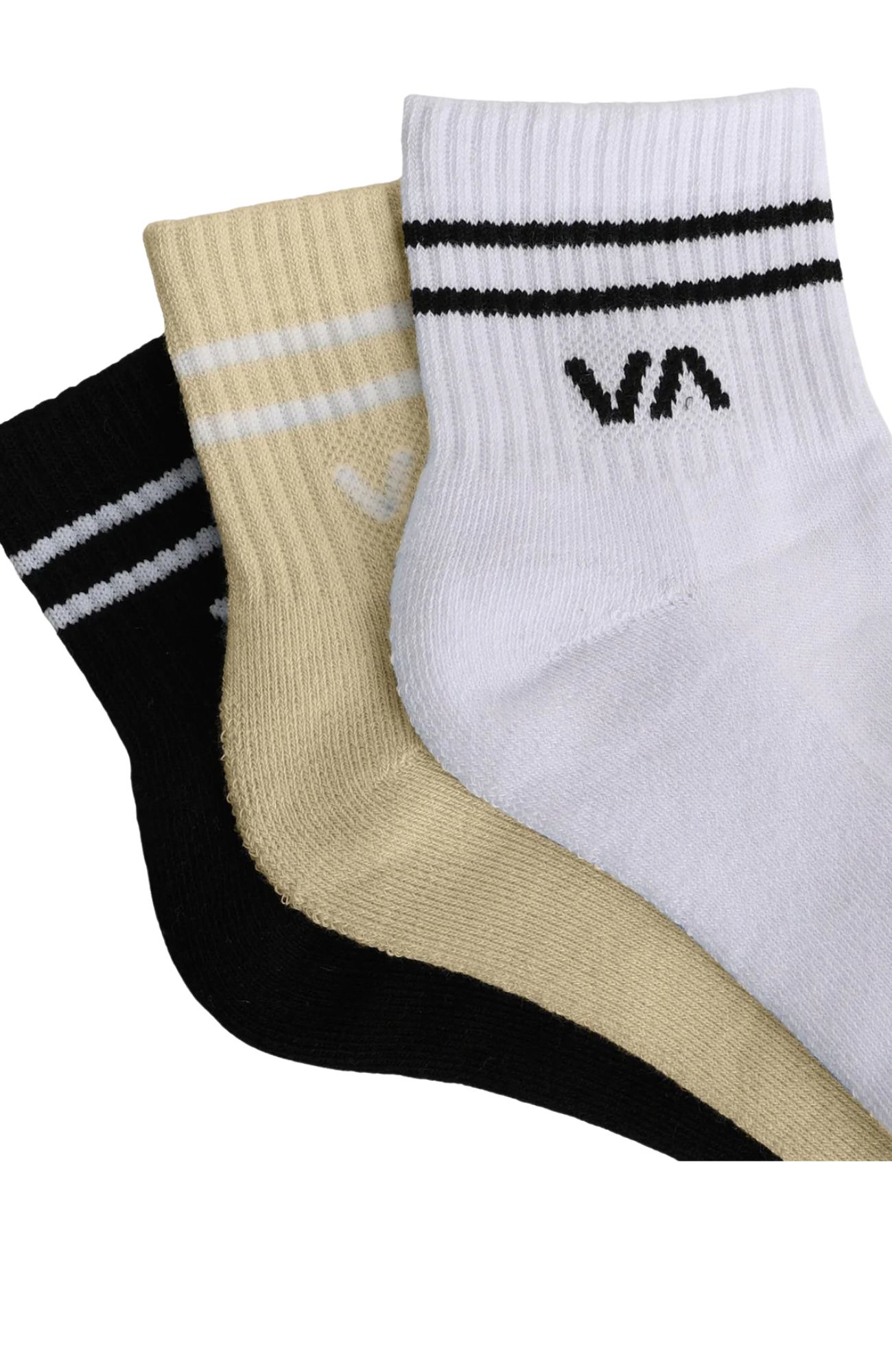 VA Mini Crew Sock 3 Pack Sand