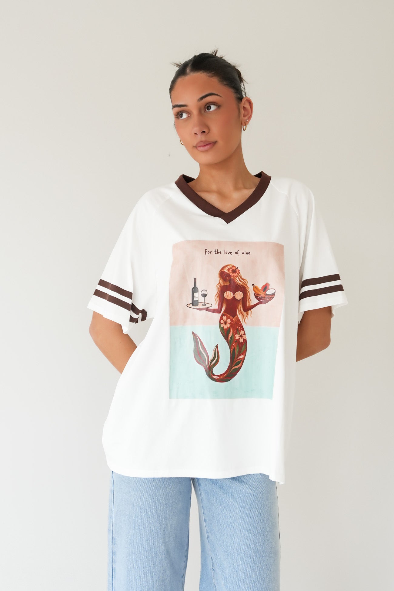 Vino Tee White