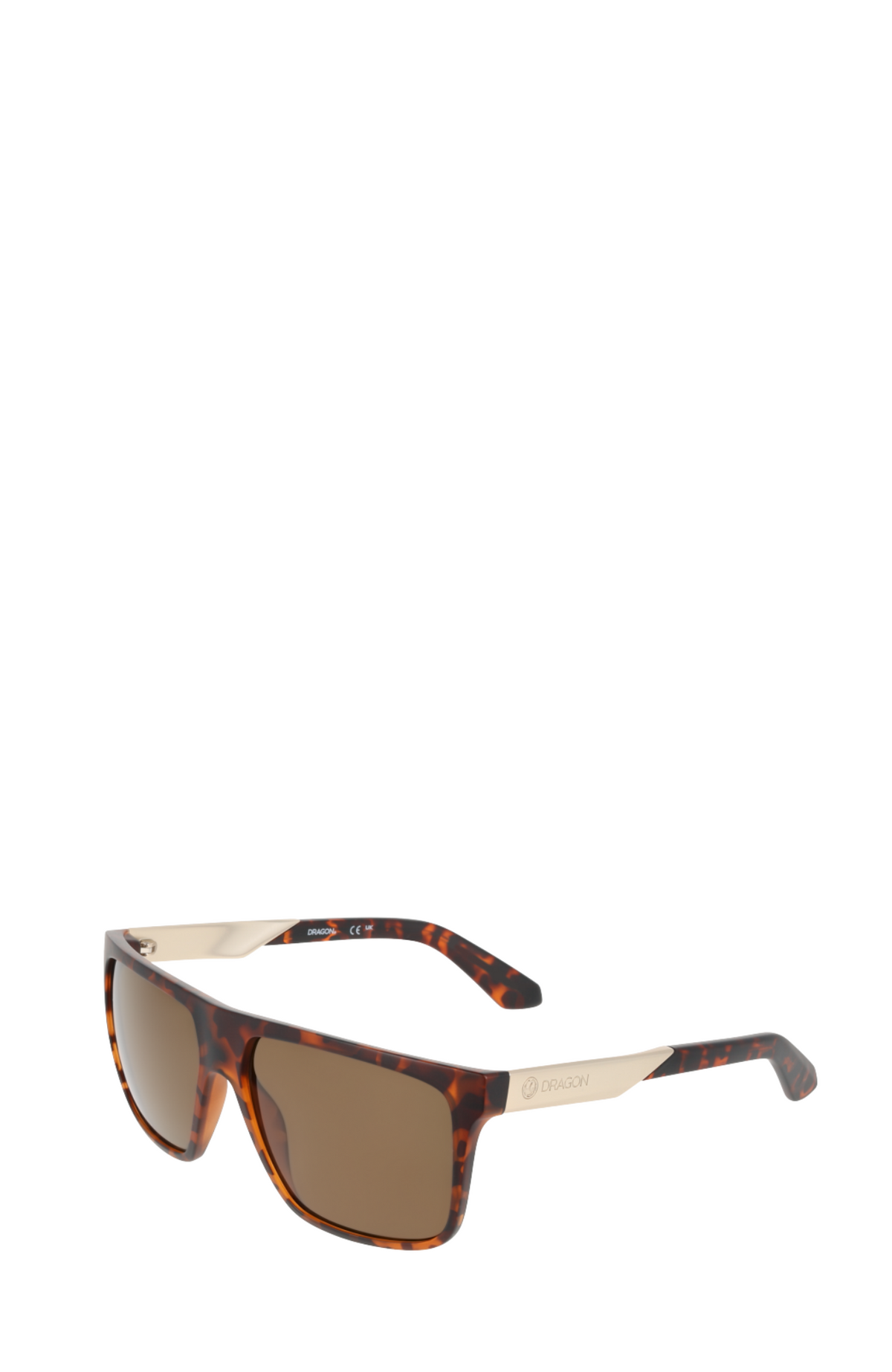 Vinyl Sunglasses Matte Dark Tortoise LL Brown Polar