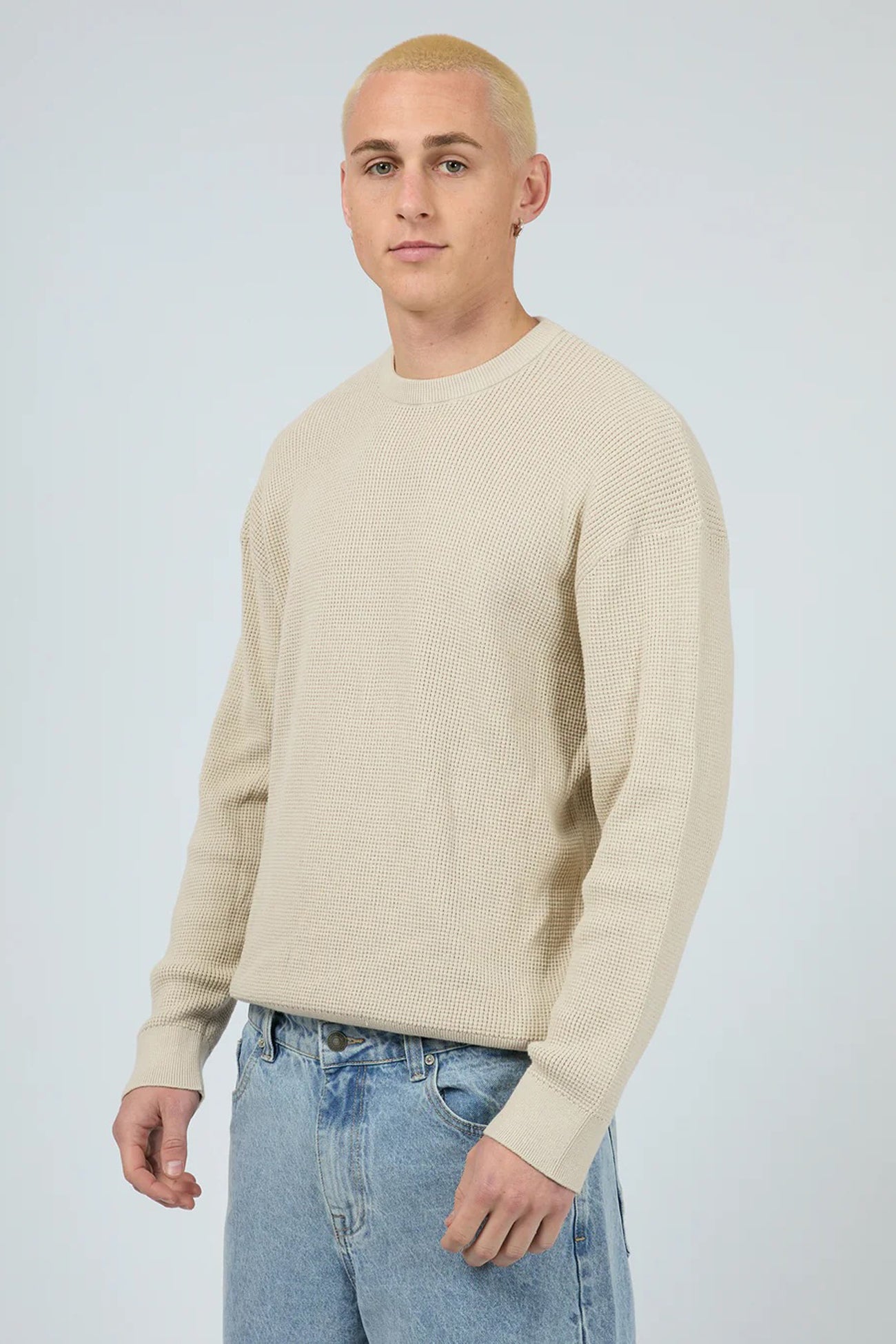 Waffle Knit Stone s