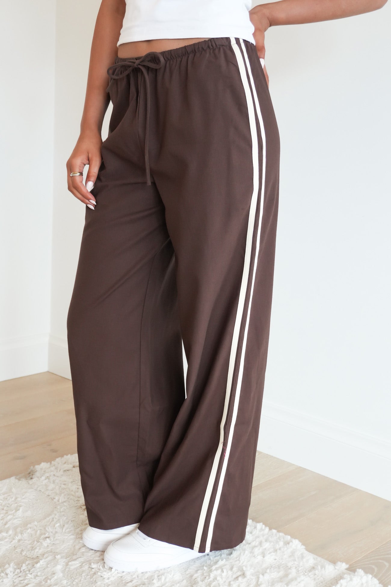 West Coast Stripe Pant Brown