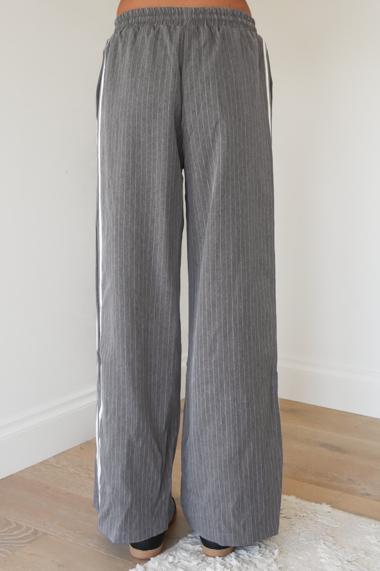 William Pant Grey Pinstripe