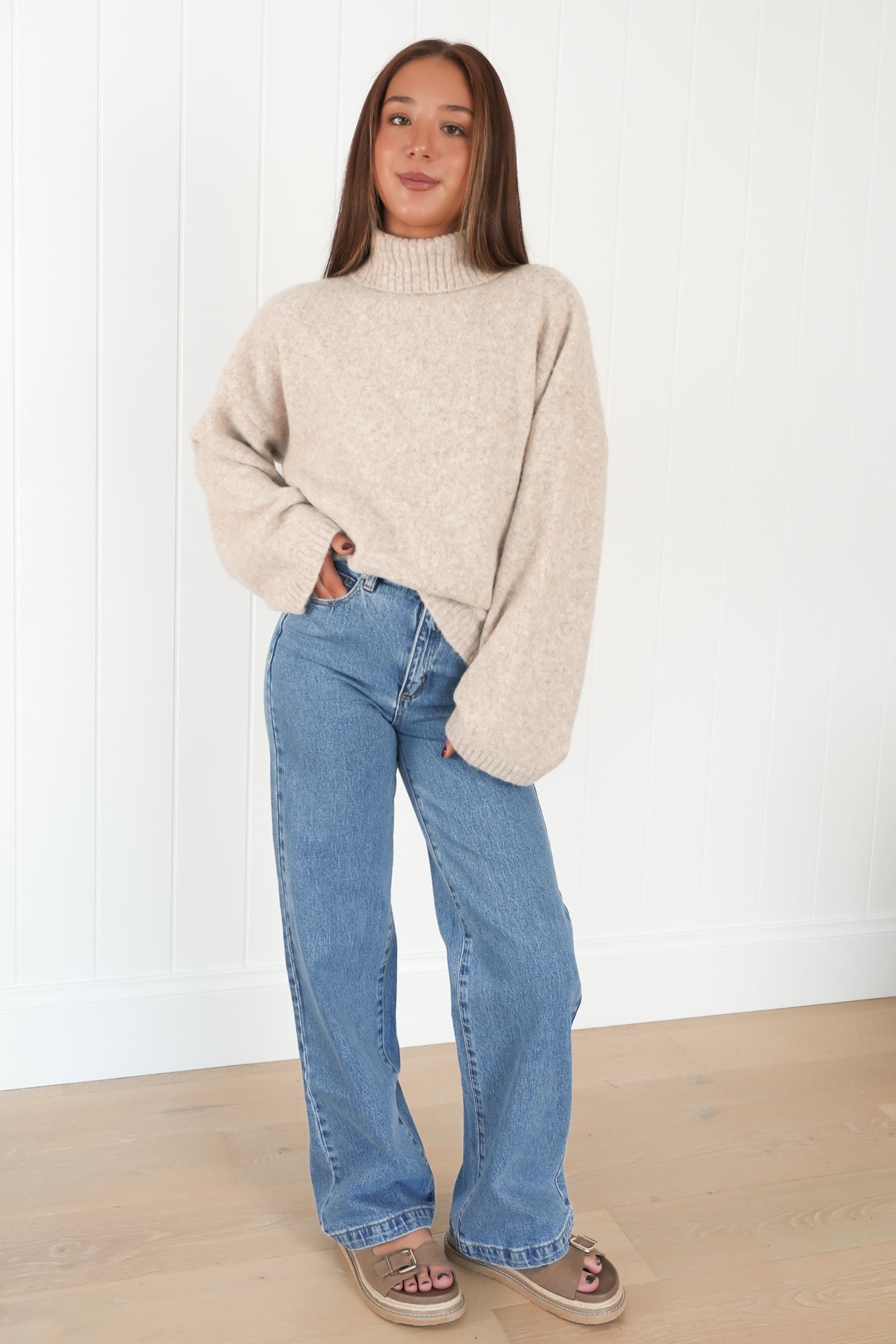 Willow Knit Jumper Oat