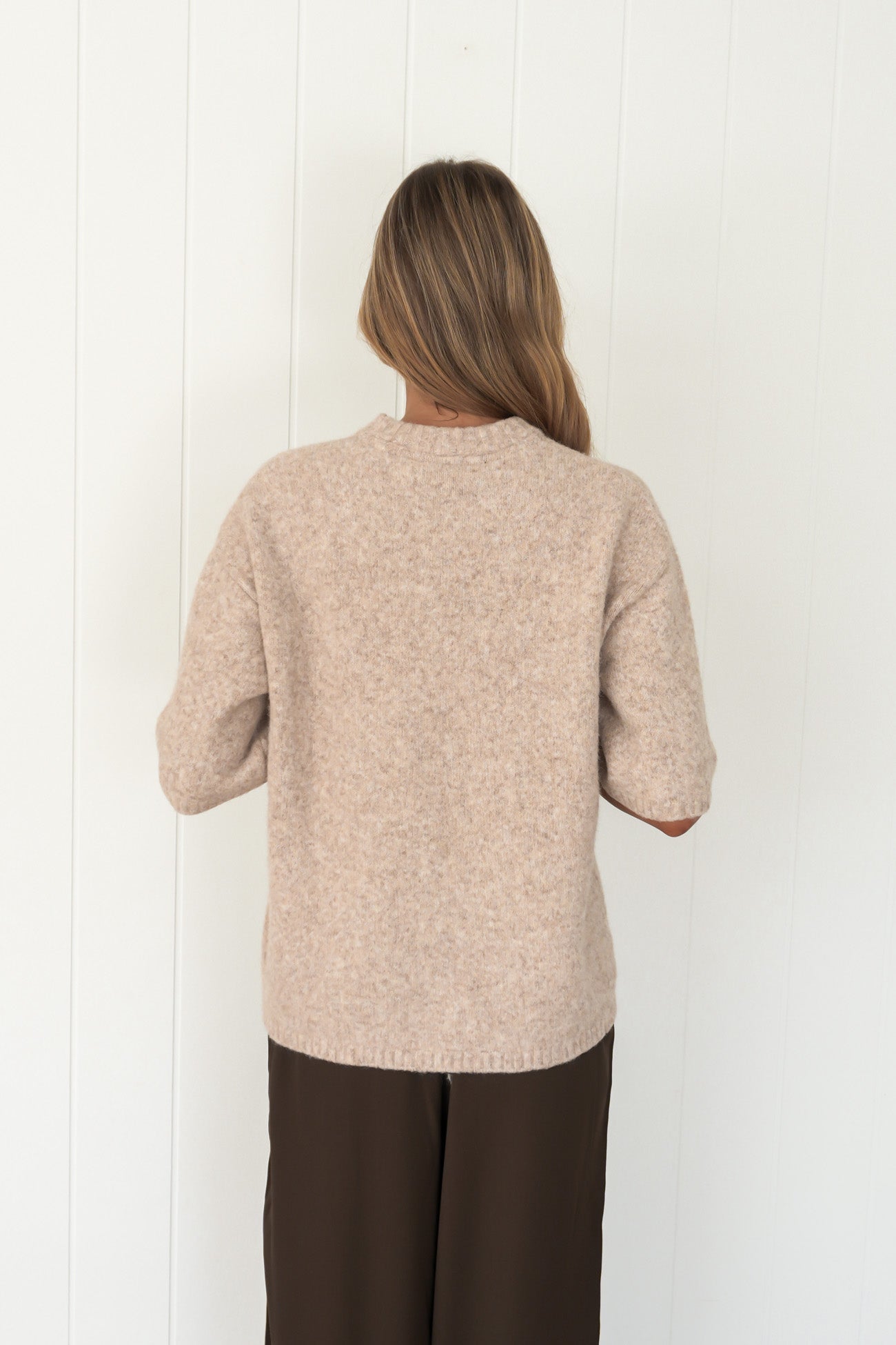 Willow Knit Tee Oat