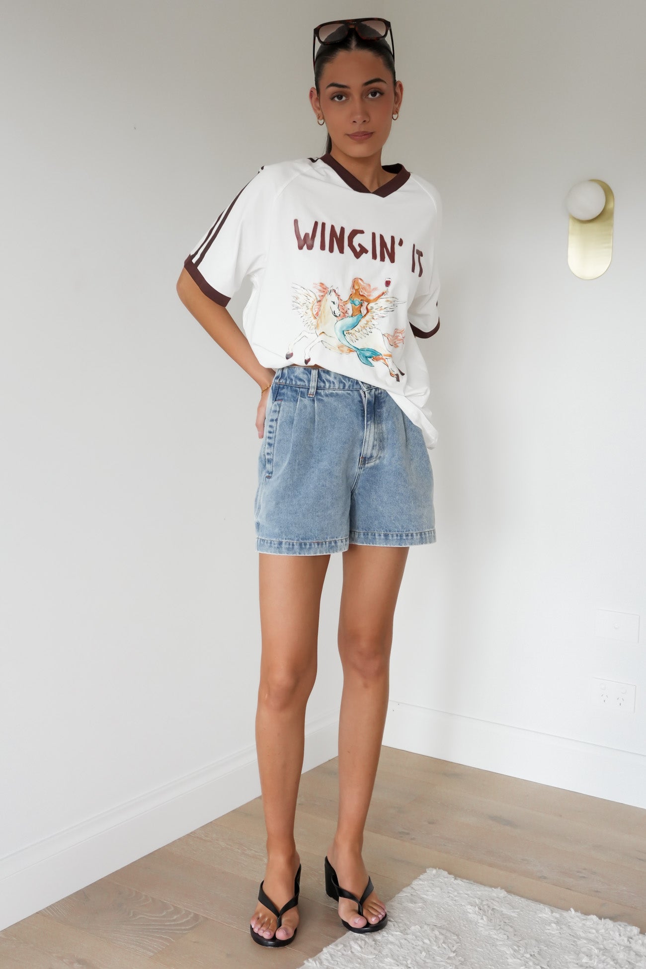 Wingin' It Tee White