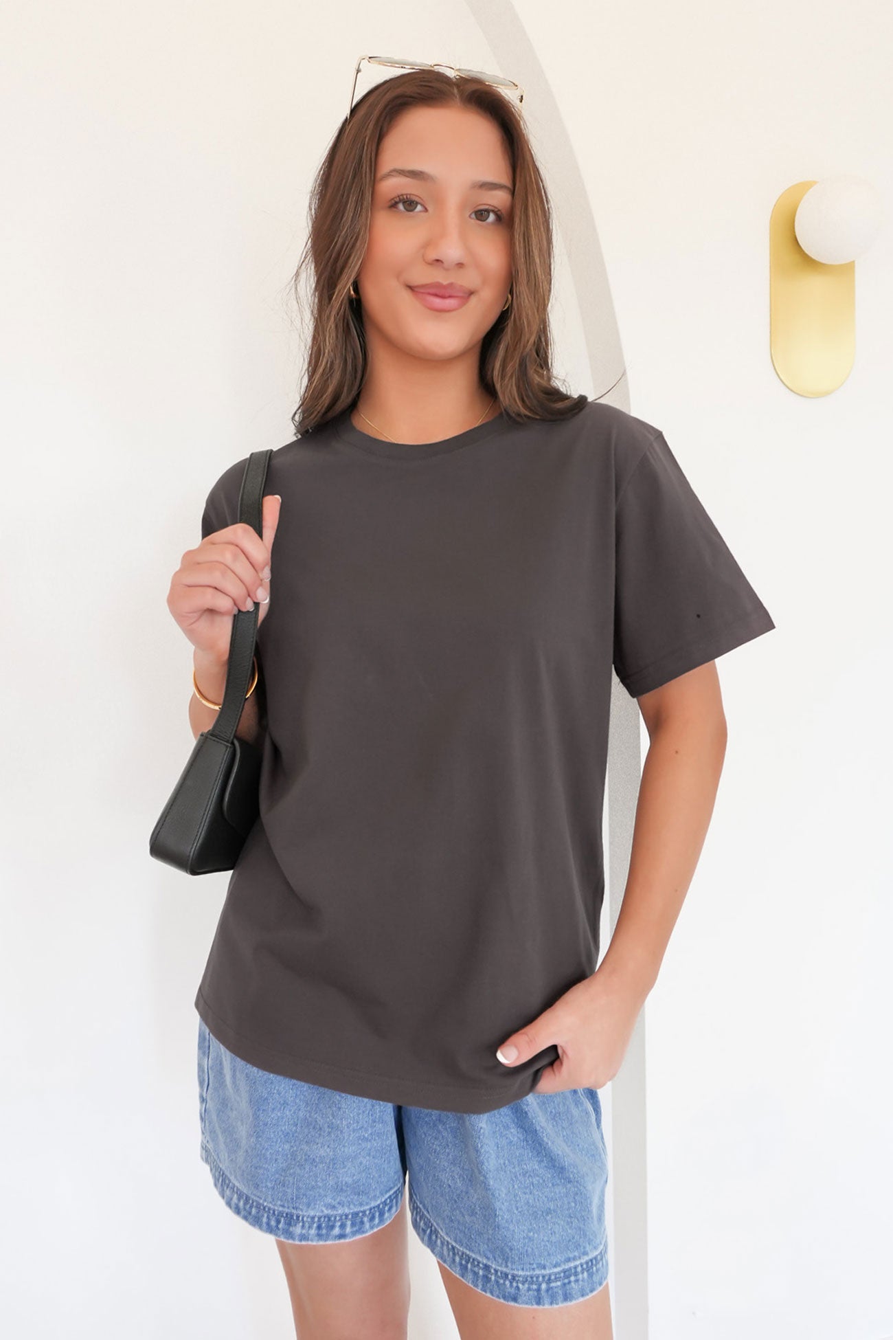 Winsor Tee Charcoal