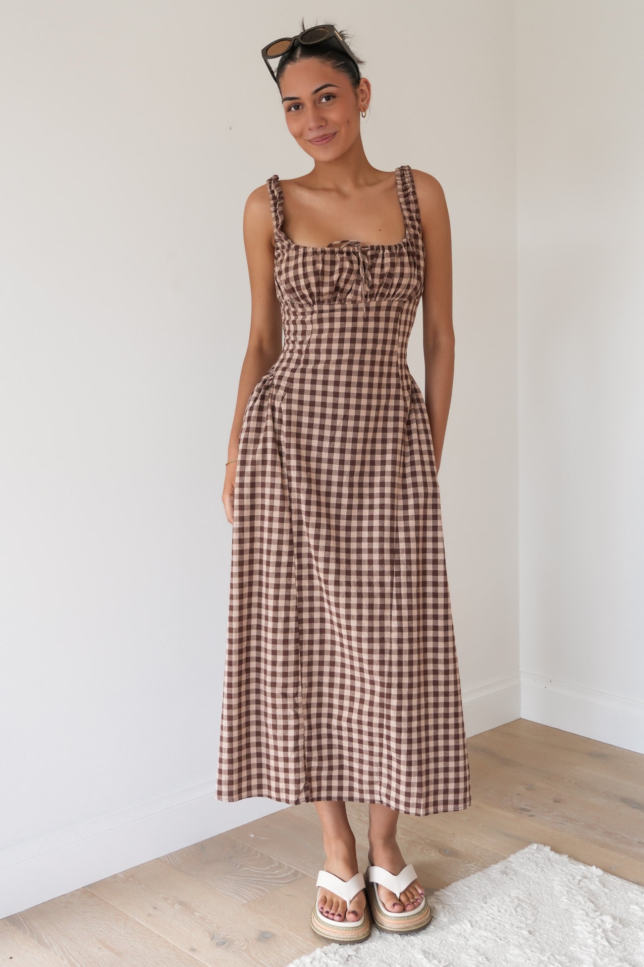 Wynn Maxi Dress Brown