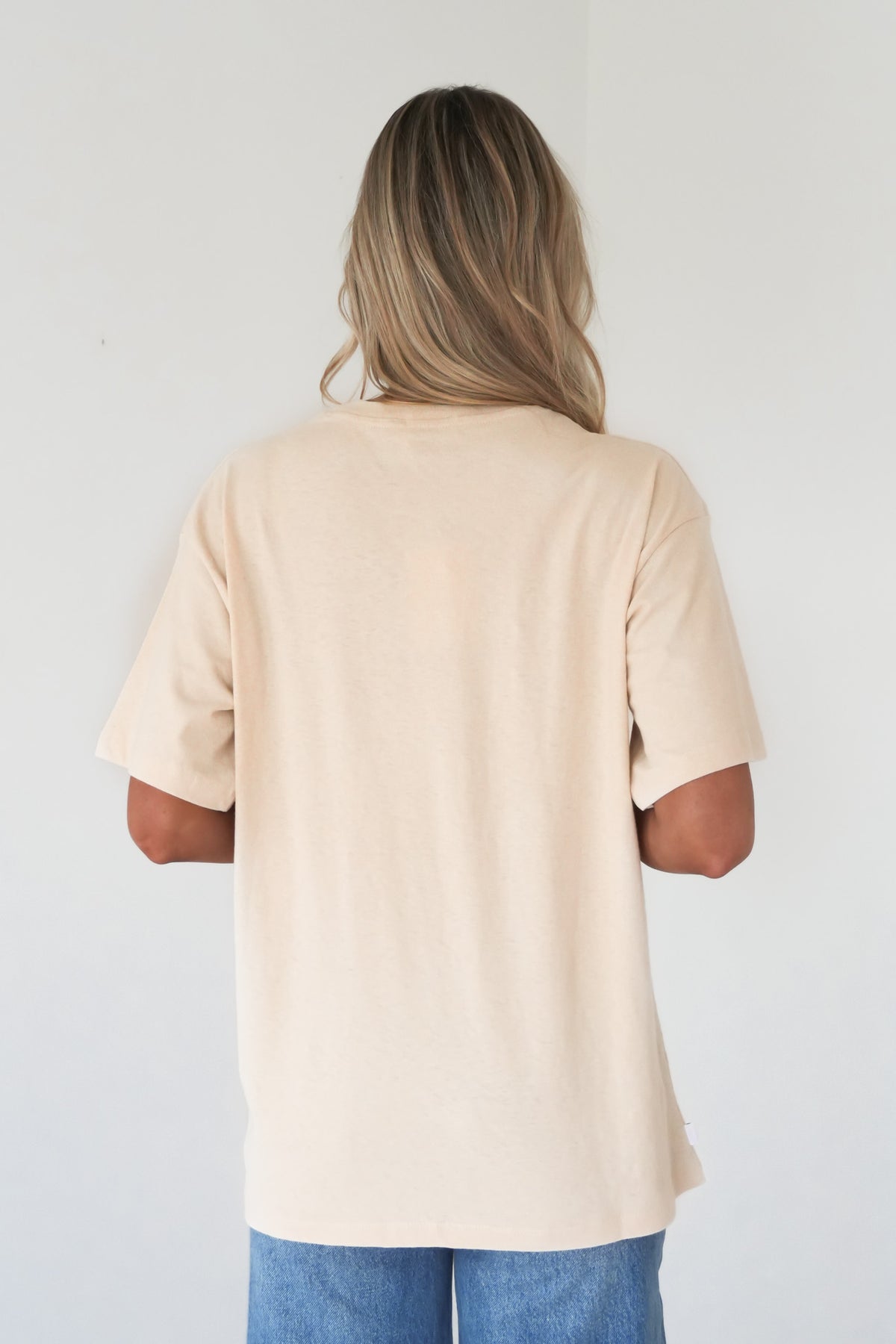 ZAH ZAH Logo Tee Beige