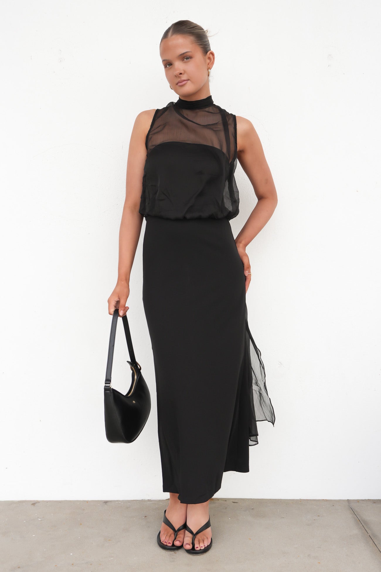 Zaheera Midi Dress Black
