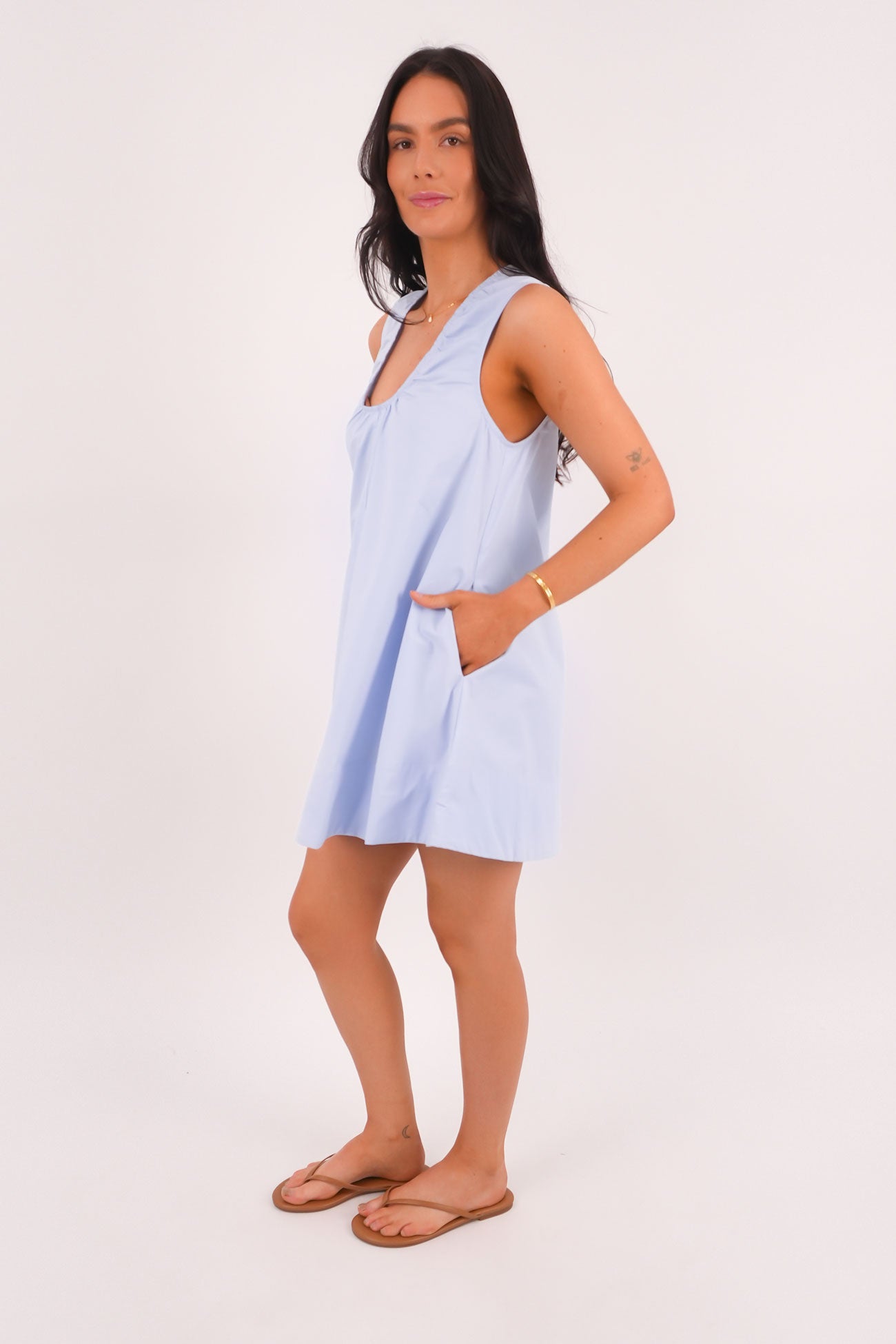 Zahni Mini Dress Blue