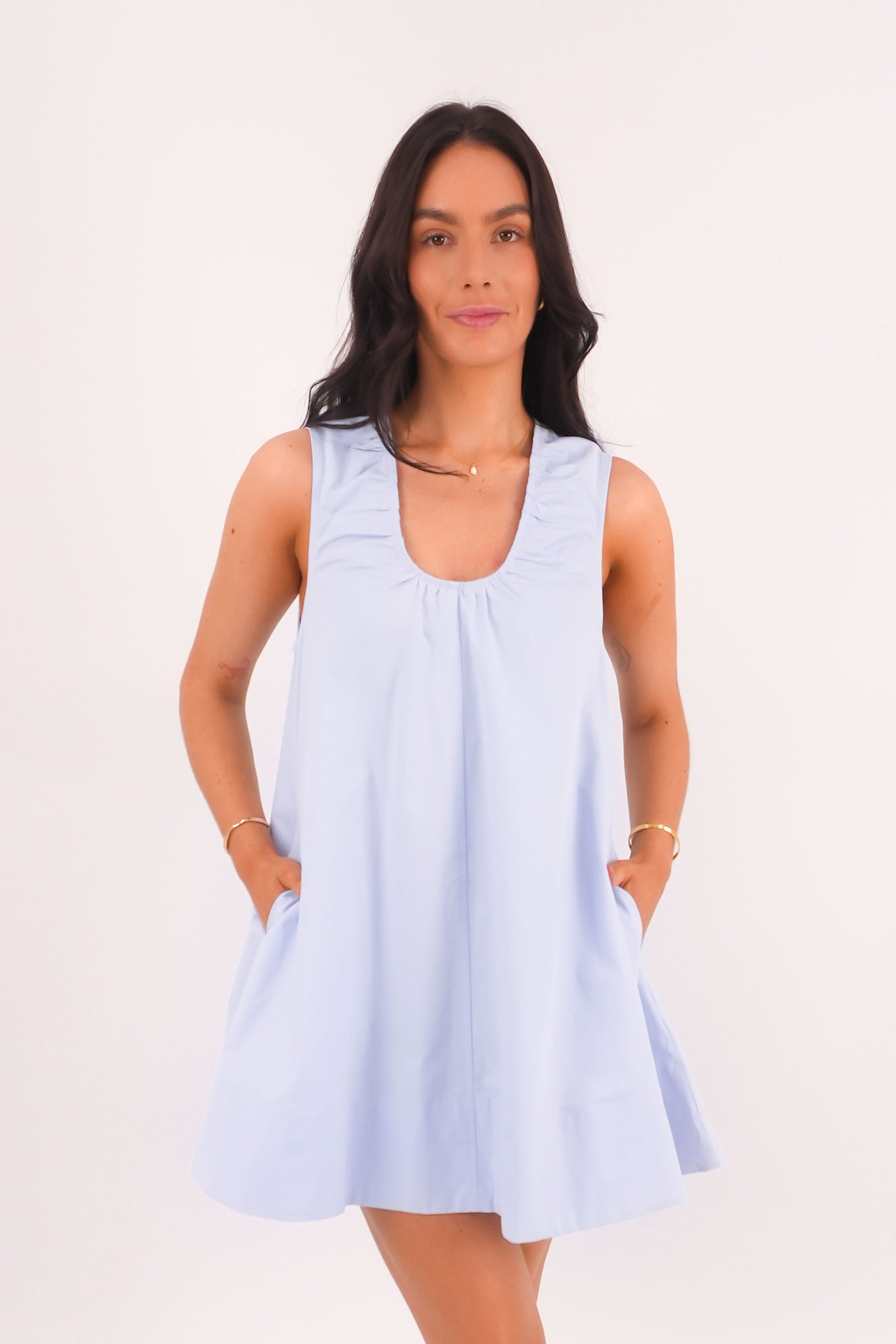 Zahni Mini Dress Blue